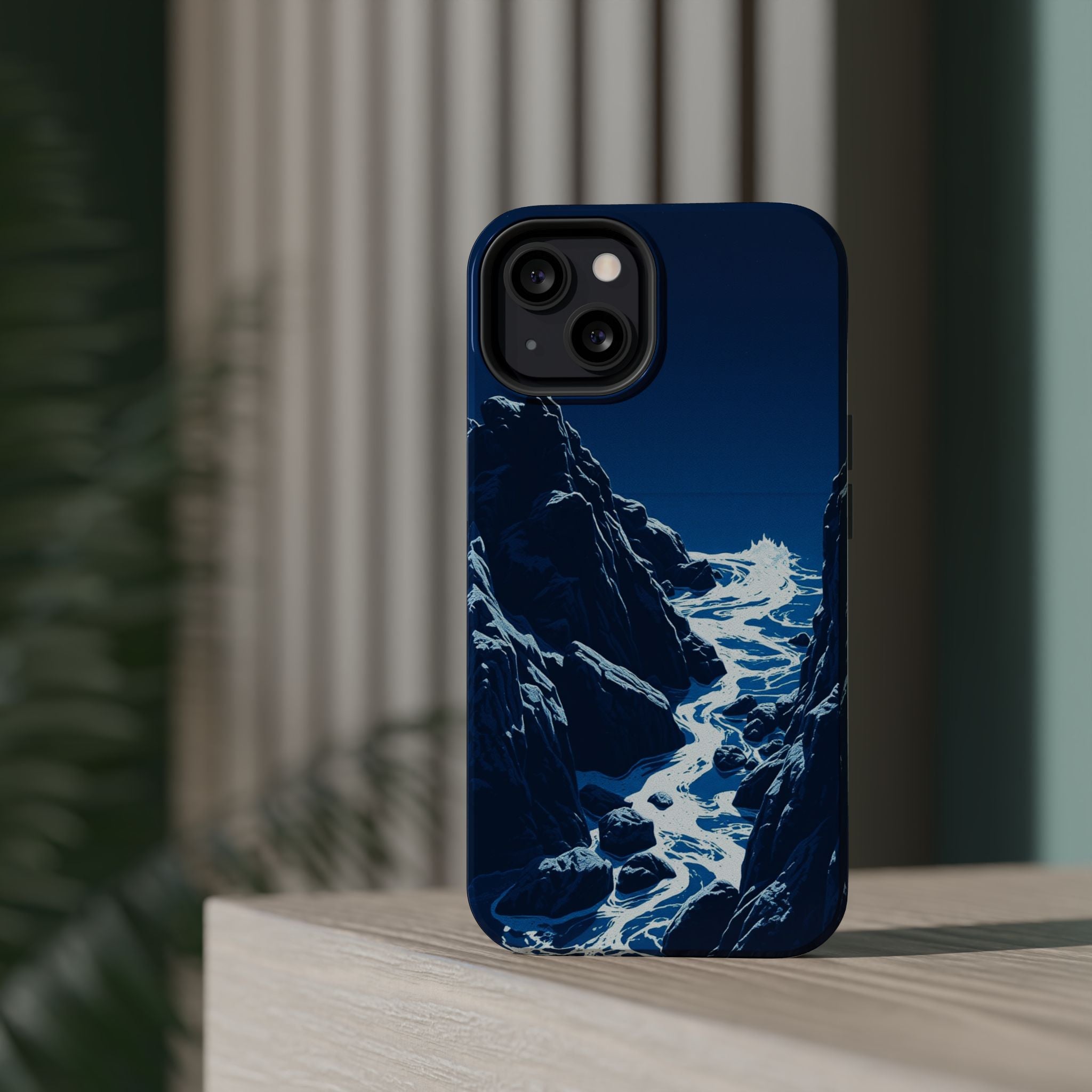 iPhone Serene Rocky Coastline Design Slim Everyday iPhone 19 Designer · iPhone C