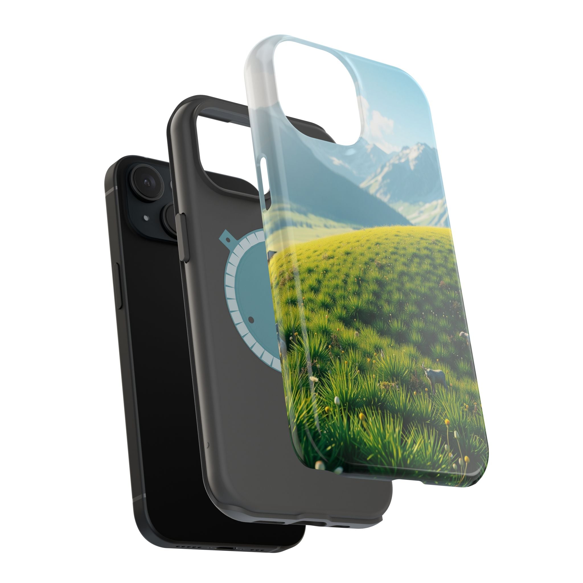 iPhone Vibrant Alpine Meadow Design Slim Everyday Designer Case · iPhone Case
