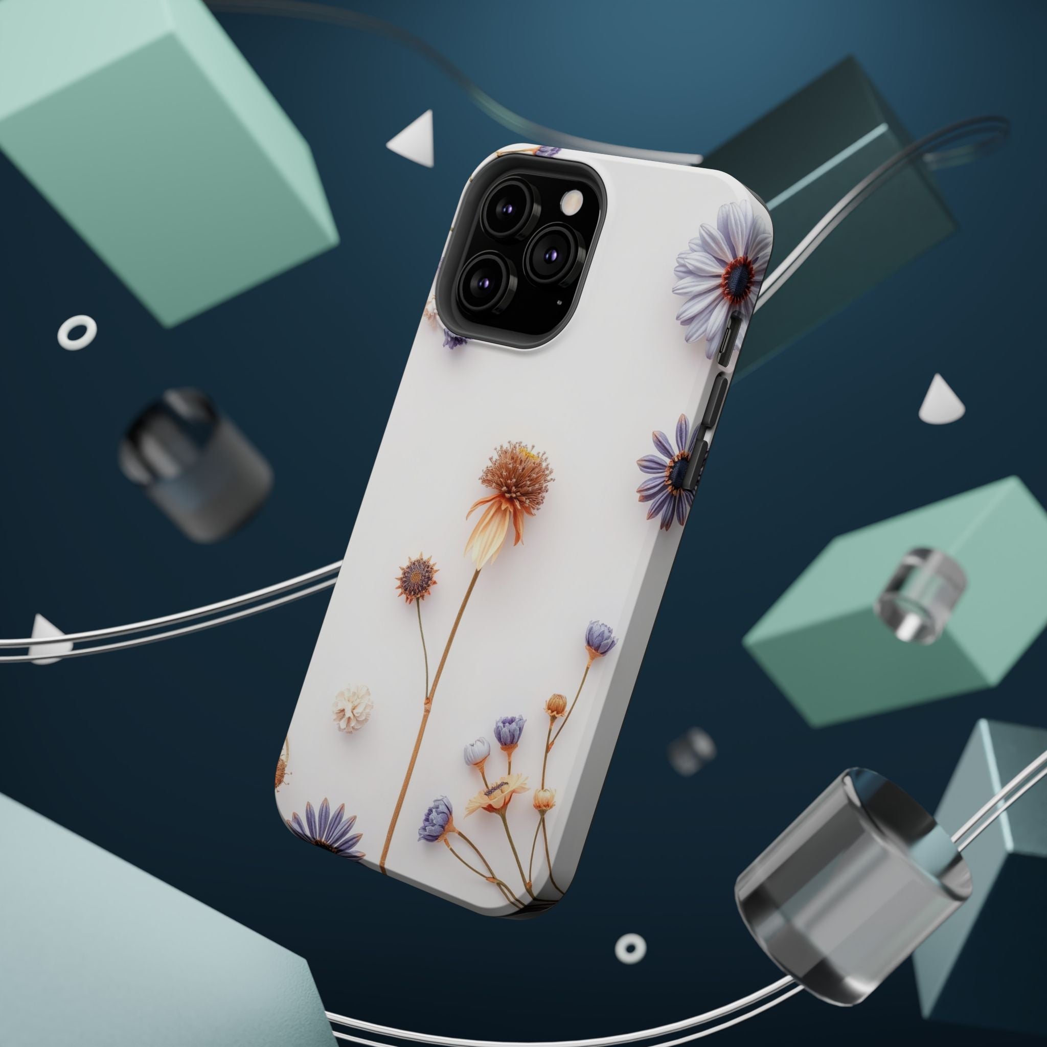 iPhone Dried Flower Flat Lay Bold Art Slim Everyday Designer Case · iPhone Case