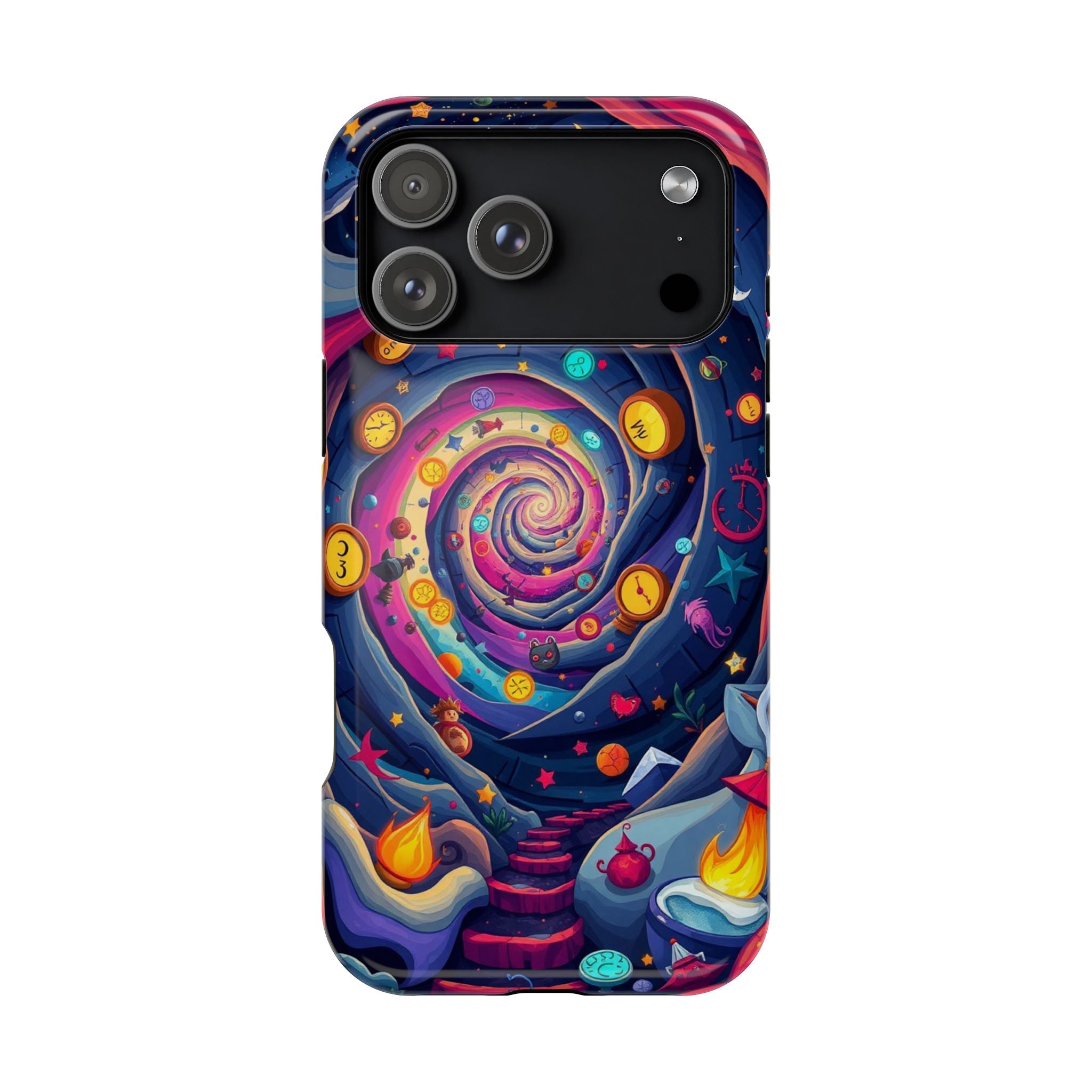 iPhone Time Portal Swirl Kids Fun iPhone Phone Case Gift Clean Minimal · iPhone