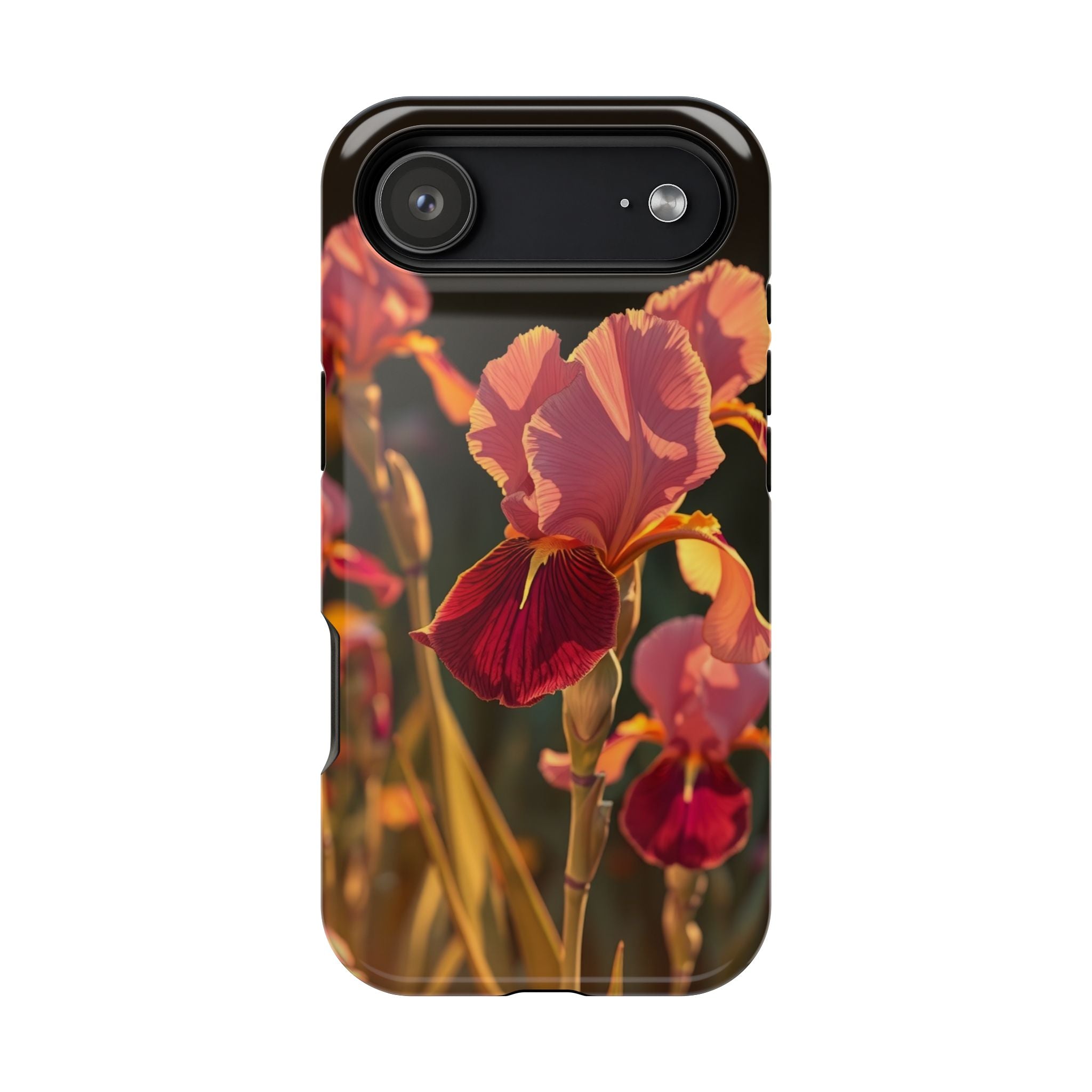 iPhone Sunset Amber And Peach Iris Garden Slim iPhone Everyday Designer · iPhone