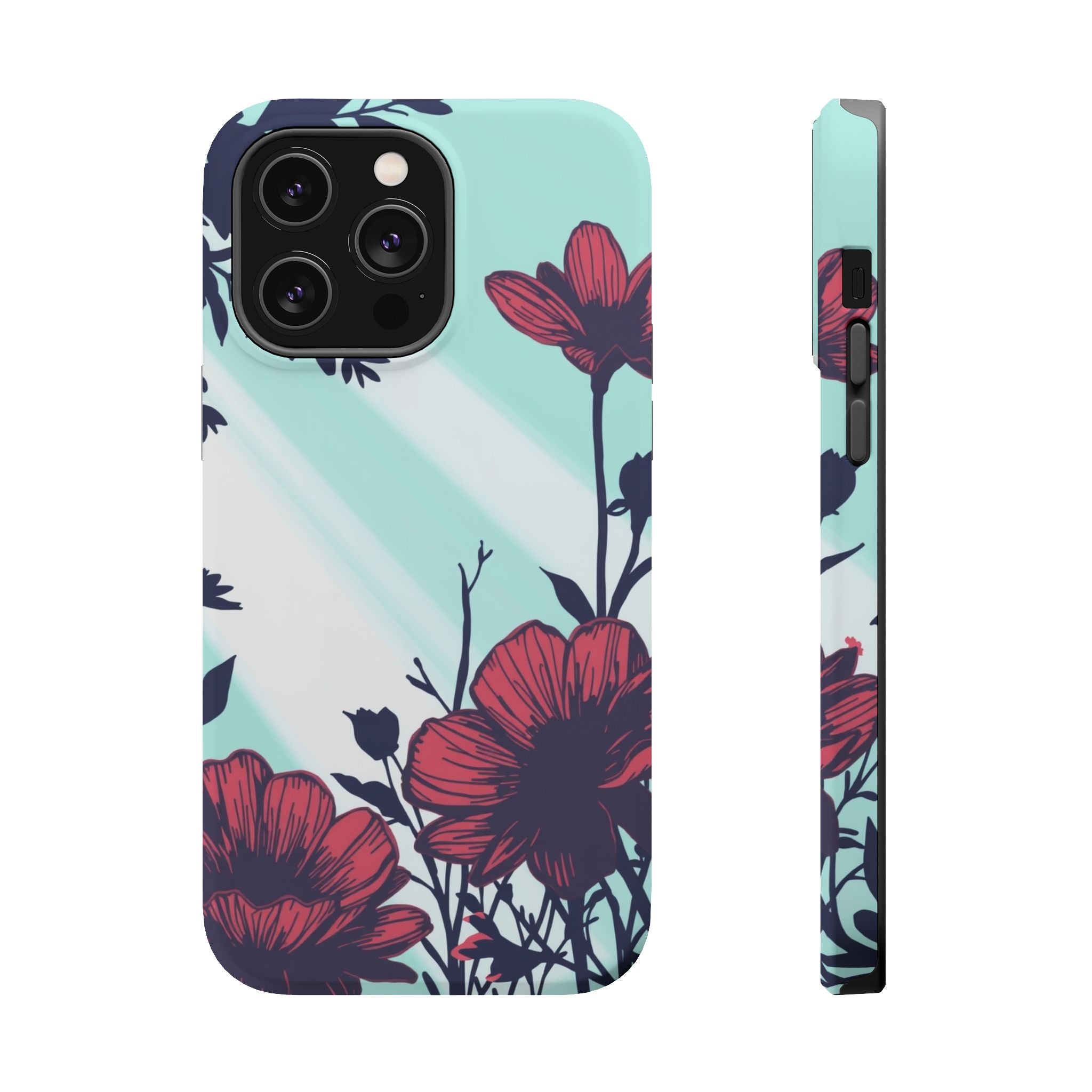 iPhone Floral Silhouette Cinematic Art Slim Everyday Designer Case · iPhone Case