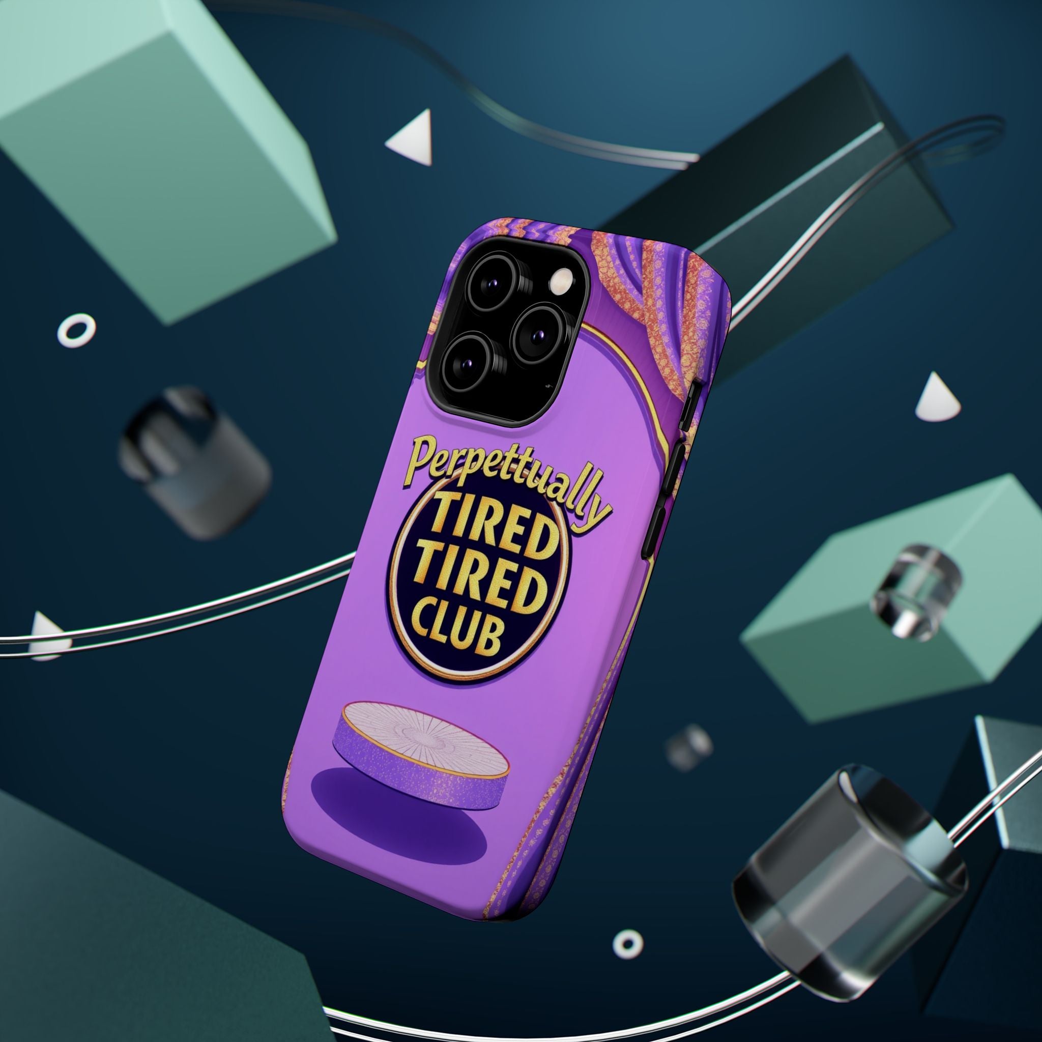 iPhone Perpetually Tired Club Bold Art Slim Everyday Designer Case · iPhone Case