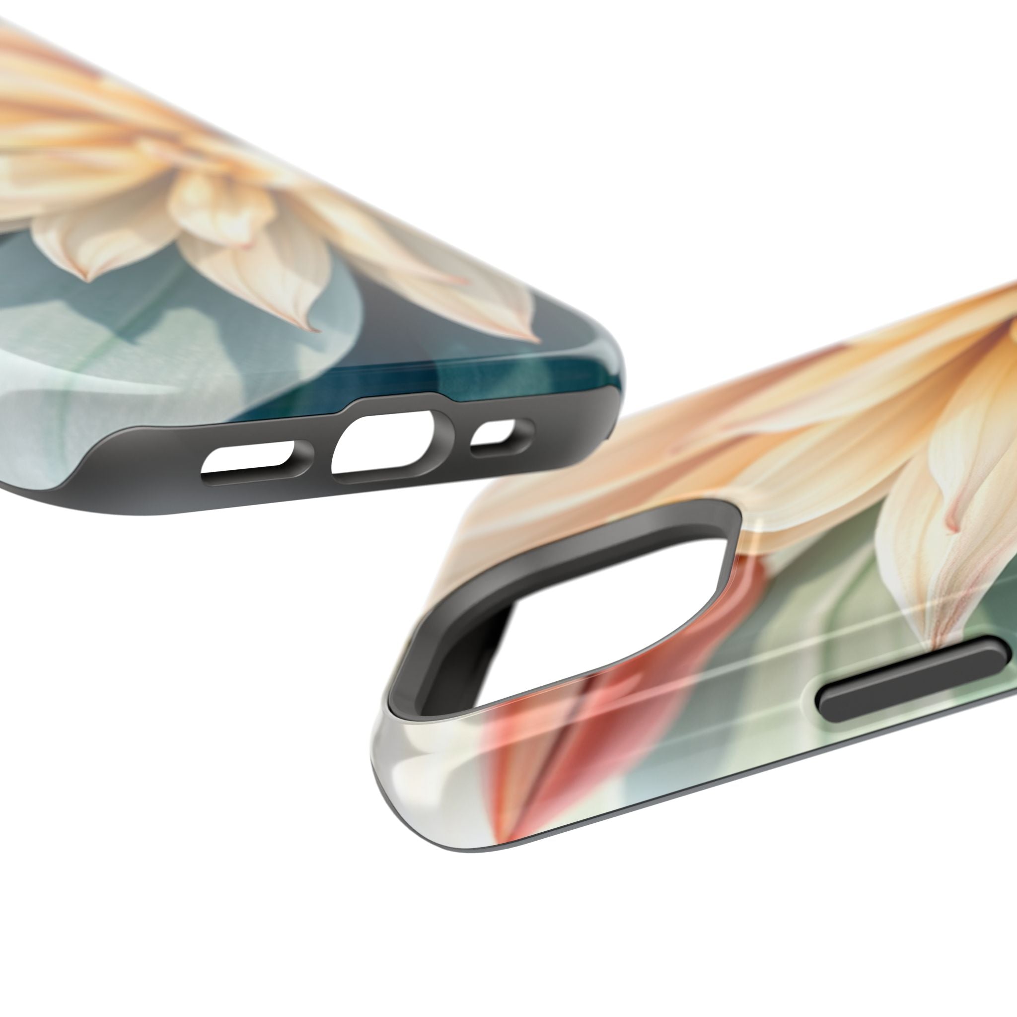 iPhone Neon Floral Radiant Design Clean Minimal Snap Case · iPhone Case