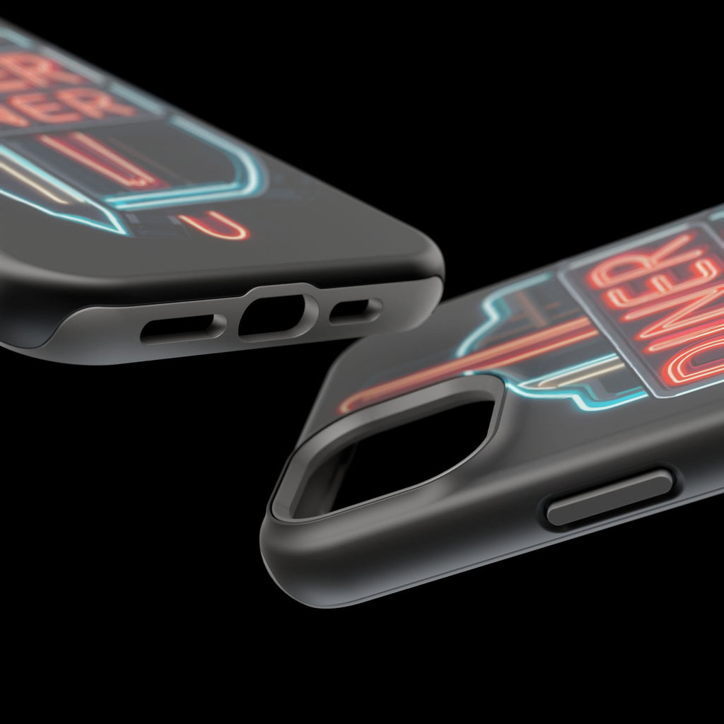 iPhone Neon Diner Sign Electric Art Slim Everyday Designer Case · iPhone Case