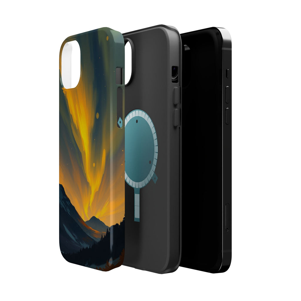 iPhone Serene Northern Lights Design Slim Everyday Designer Case · iPhone Case