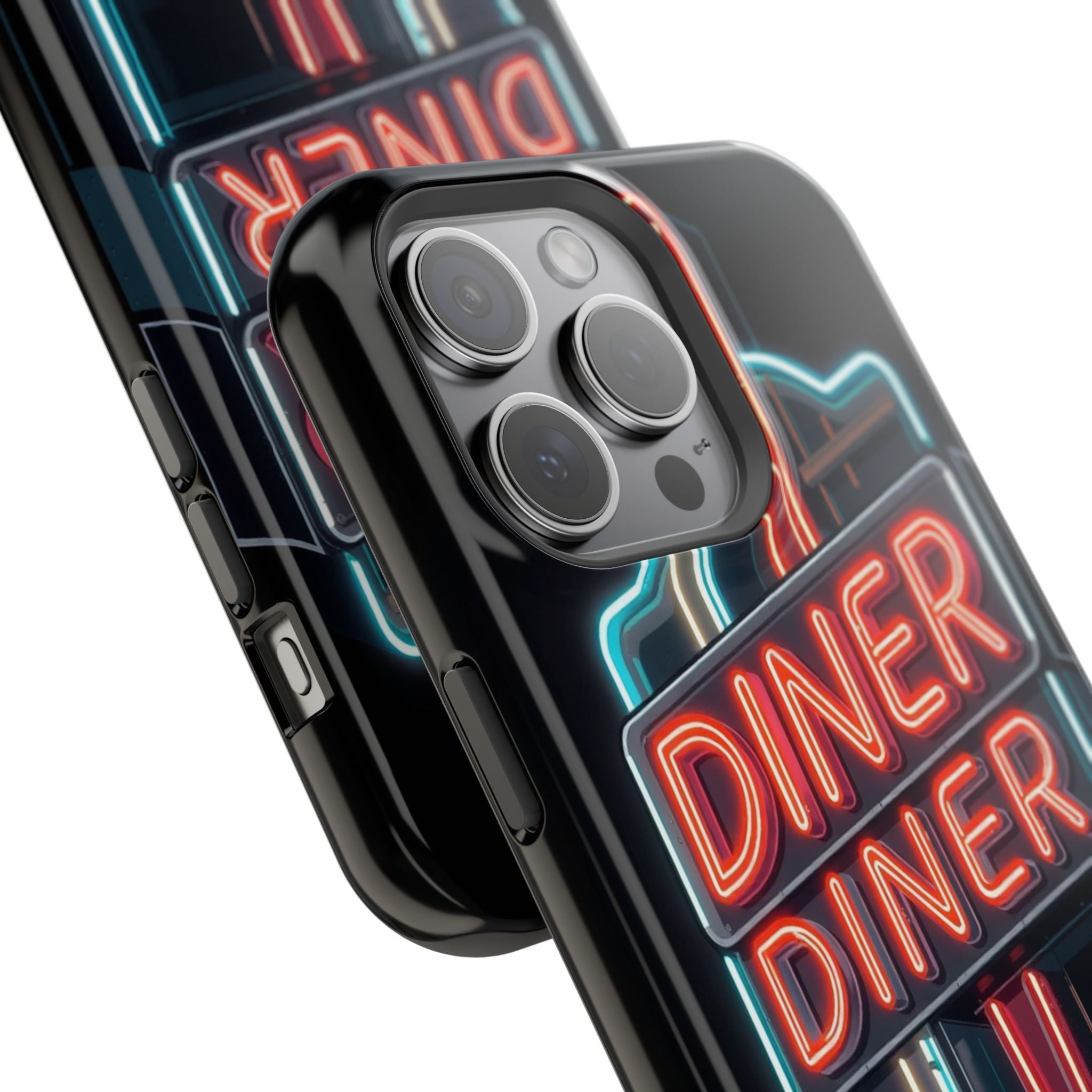 iPhone Neon Diner Sign Electric Art Slim Everyday Designer Case · iPhone Case
