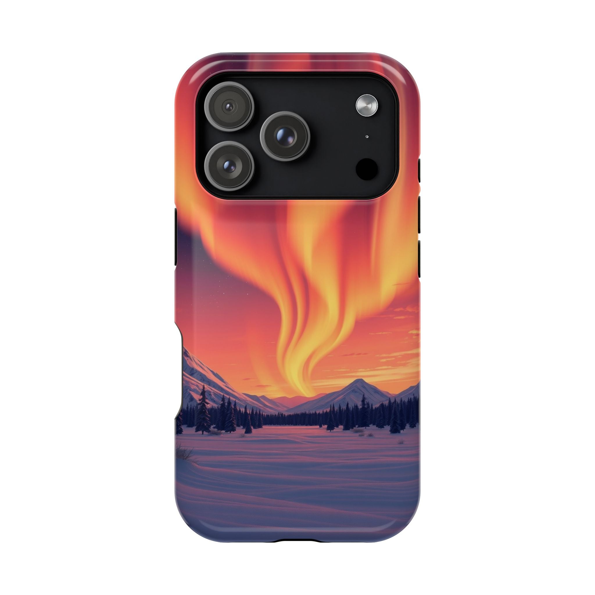 iPhone Sunset Amber And Peach Northern Lights Slim iPhone Everyday · iPhone Case