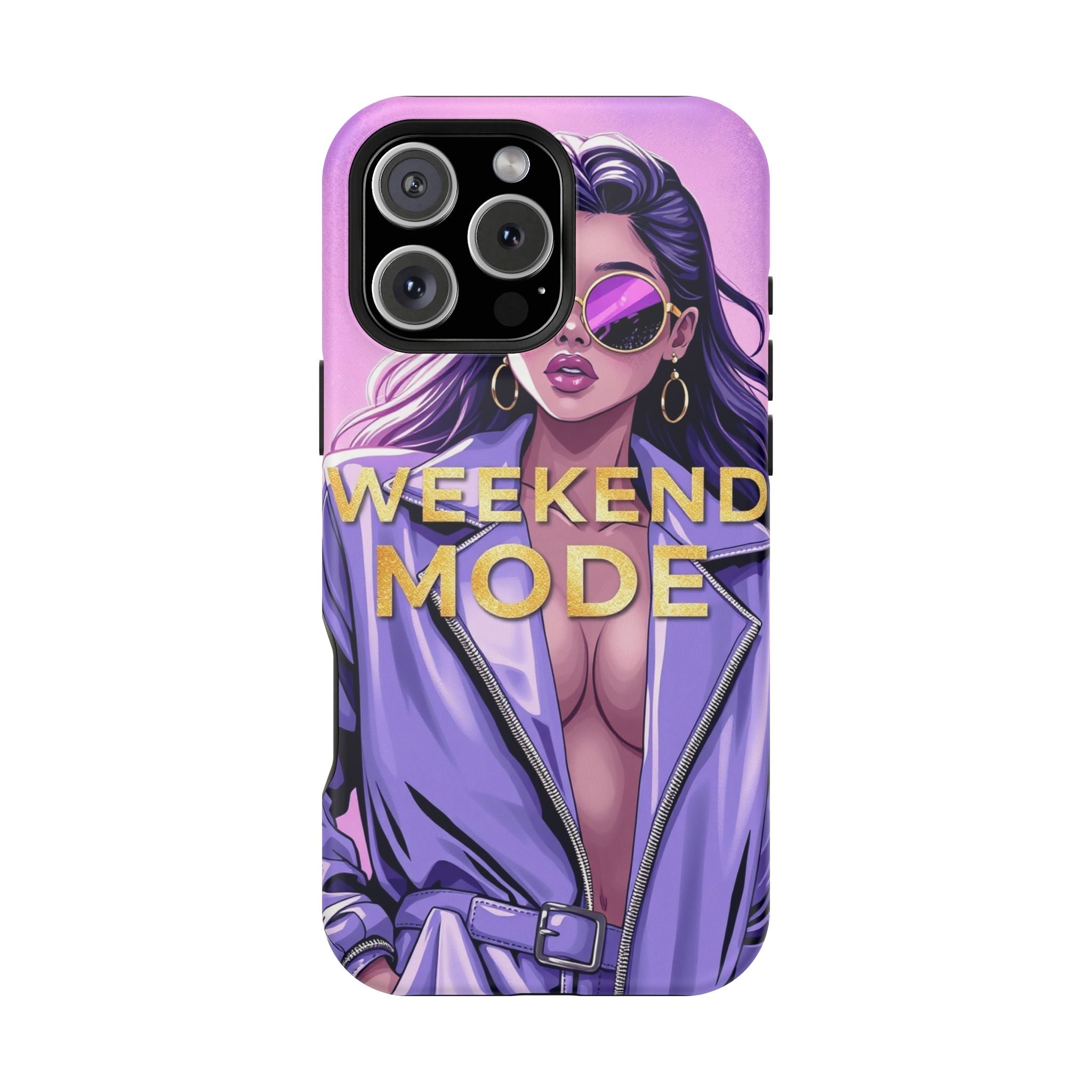 iPhone Lavender And Pearl Weekend Mode On Slim Everyday Designer Case · iPhone C
