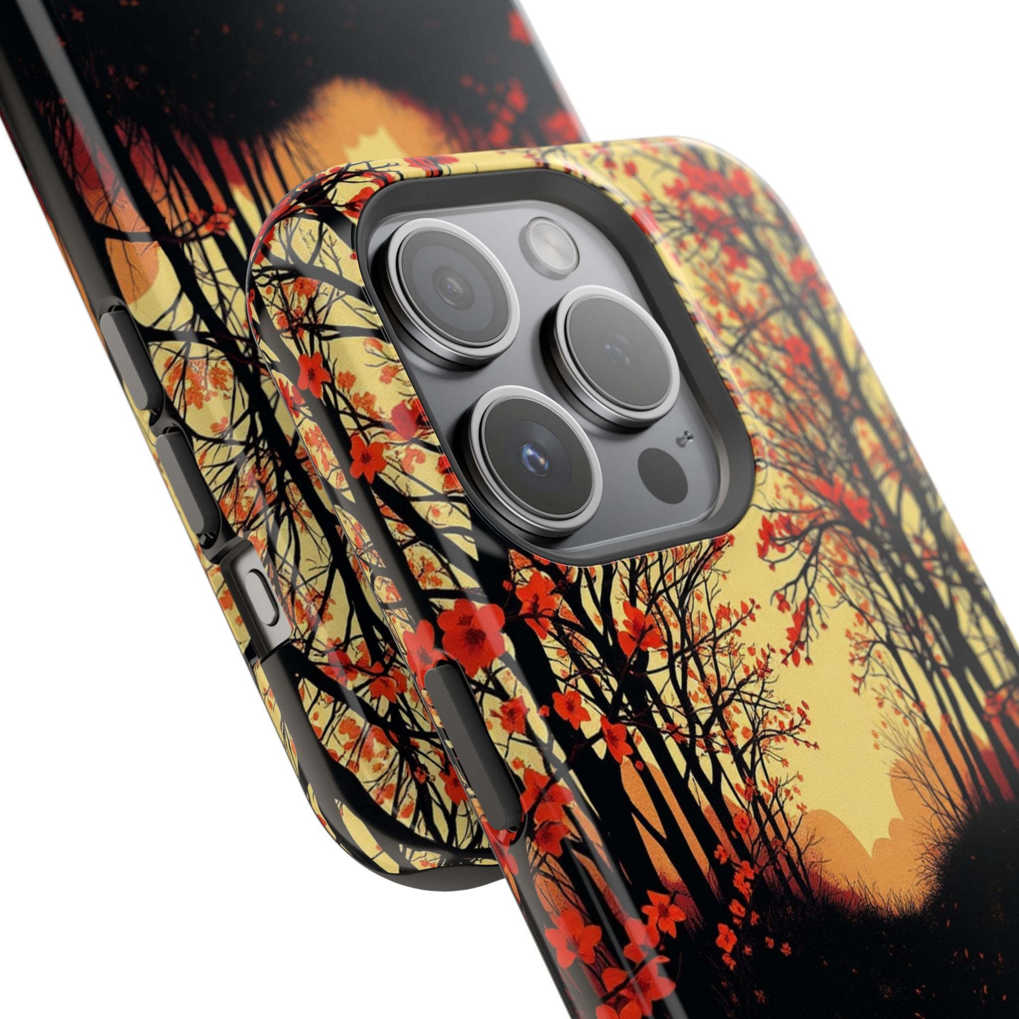 iPhone Dreamy Blossom Trail Design Bold Modern Everyday Snap Case · iPhone Case