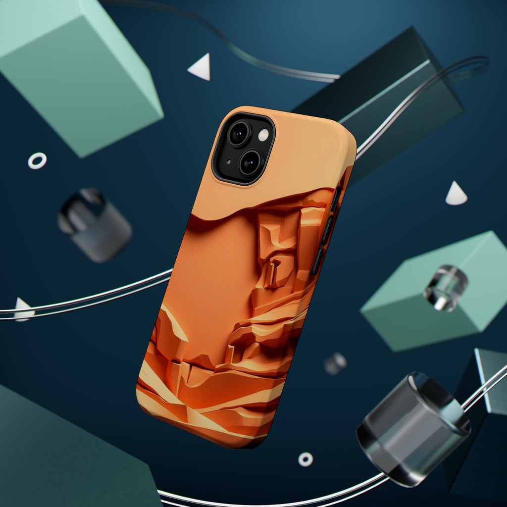 iPhone Burnt Orange And Sand Canyon Wall Slim Everyday iPhone 12 · iPhone Case