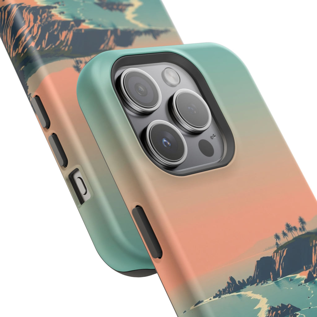 iPhone Radiant Pebble Beach Design Bold Modern Everyday Snap Case · iPhone Case