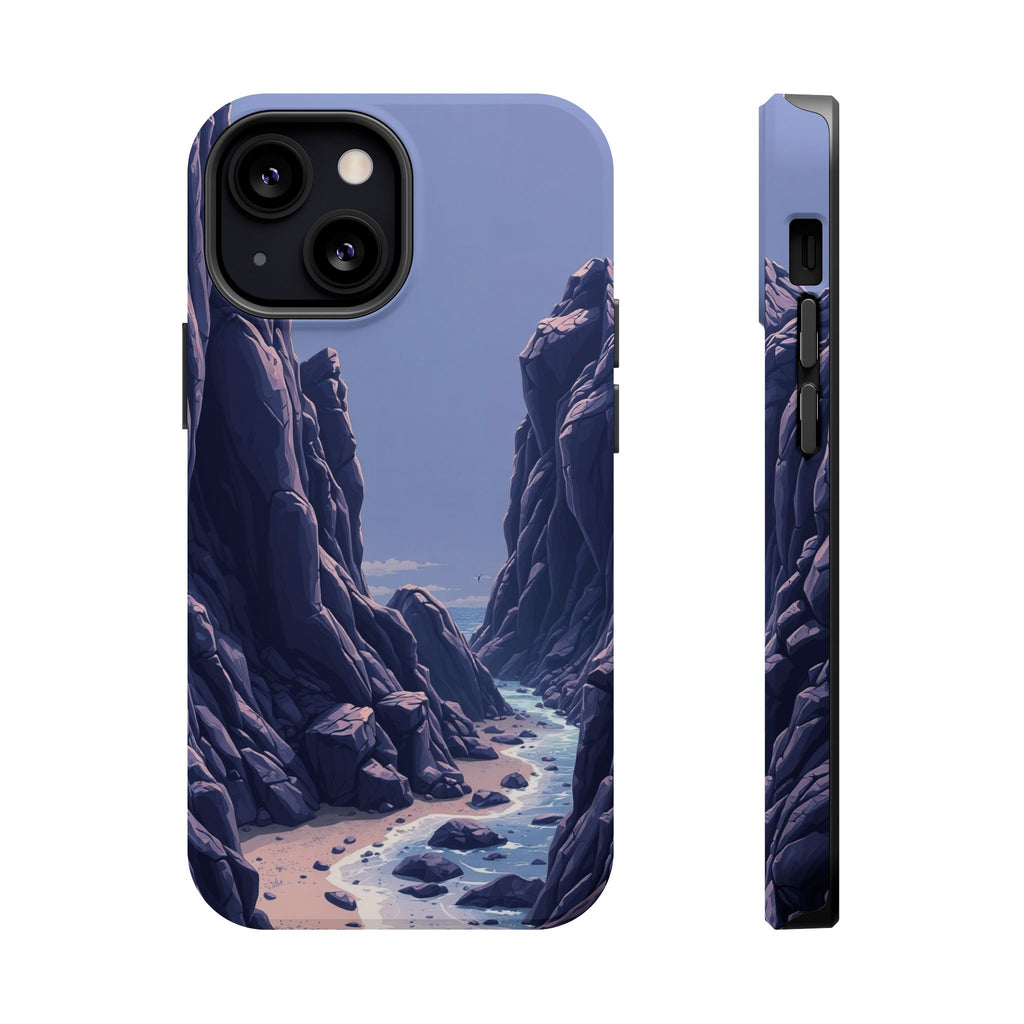 iPhone Rocky Coastline Mystic Art Bold Modern Everyday Snap Case · iPhone Case