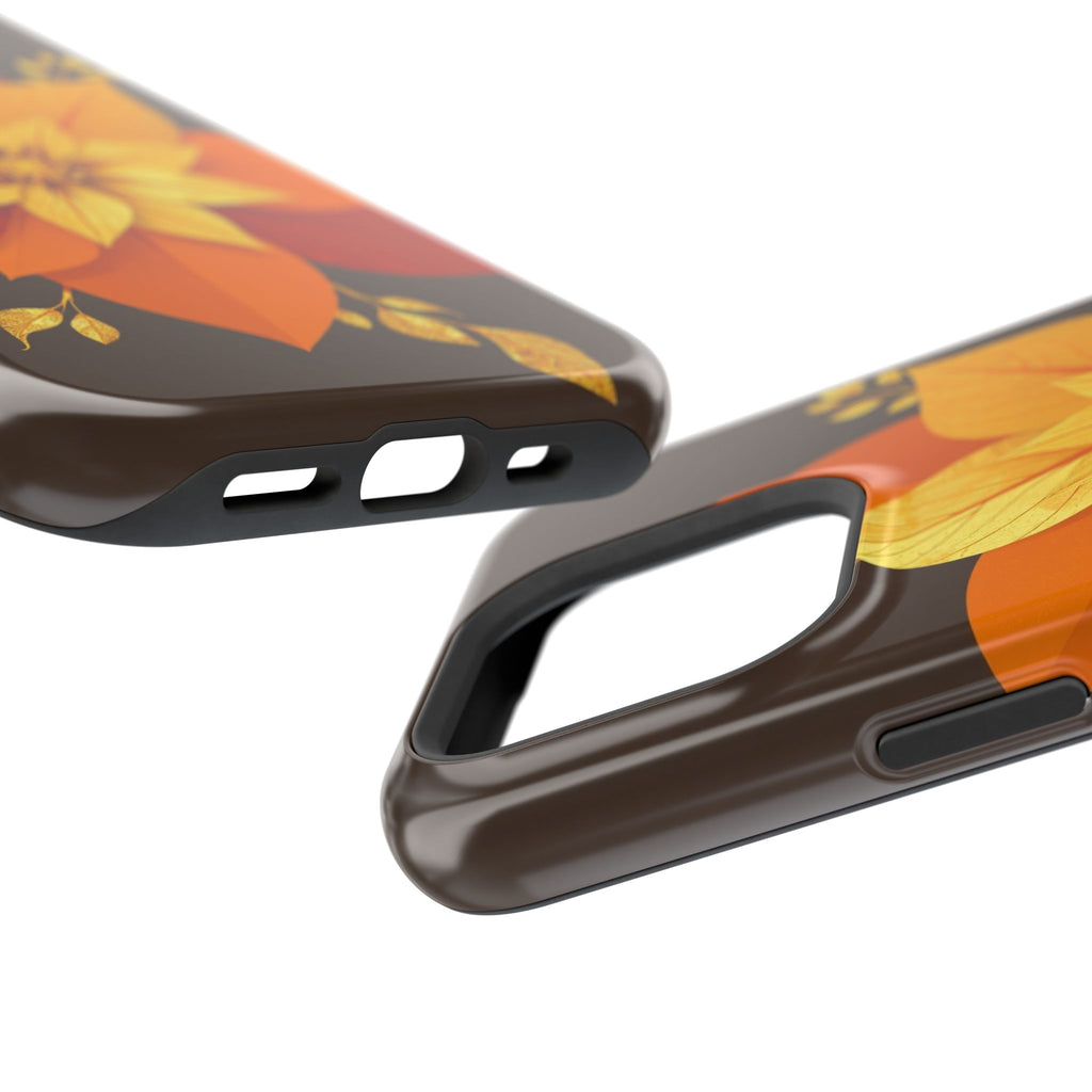 iPhone Floral Gold Foil Abstract Geometric Slim iPhone Everyday · iPhone Case