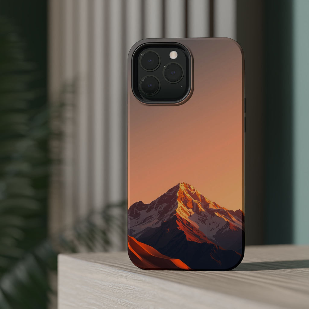 iPhone Mountain at Sunrise Bold Art 10 Slim Everyday Designer Case · iPhone Case