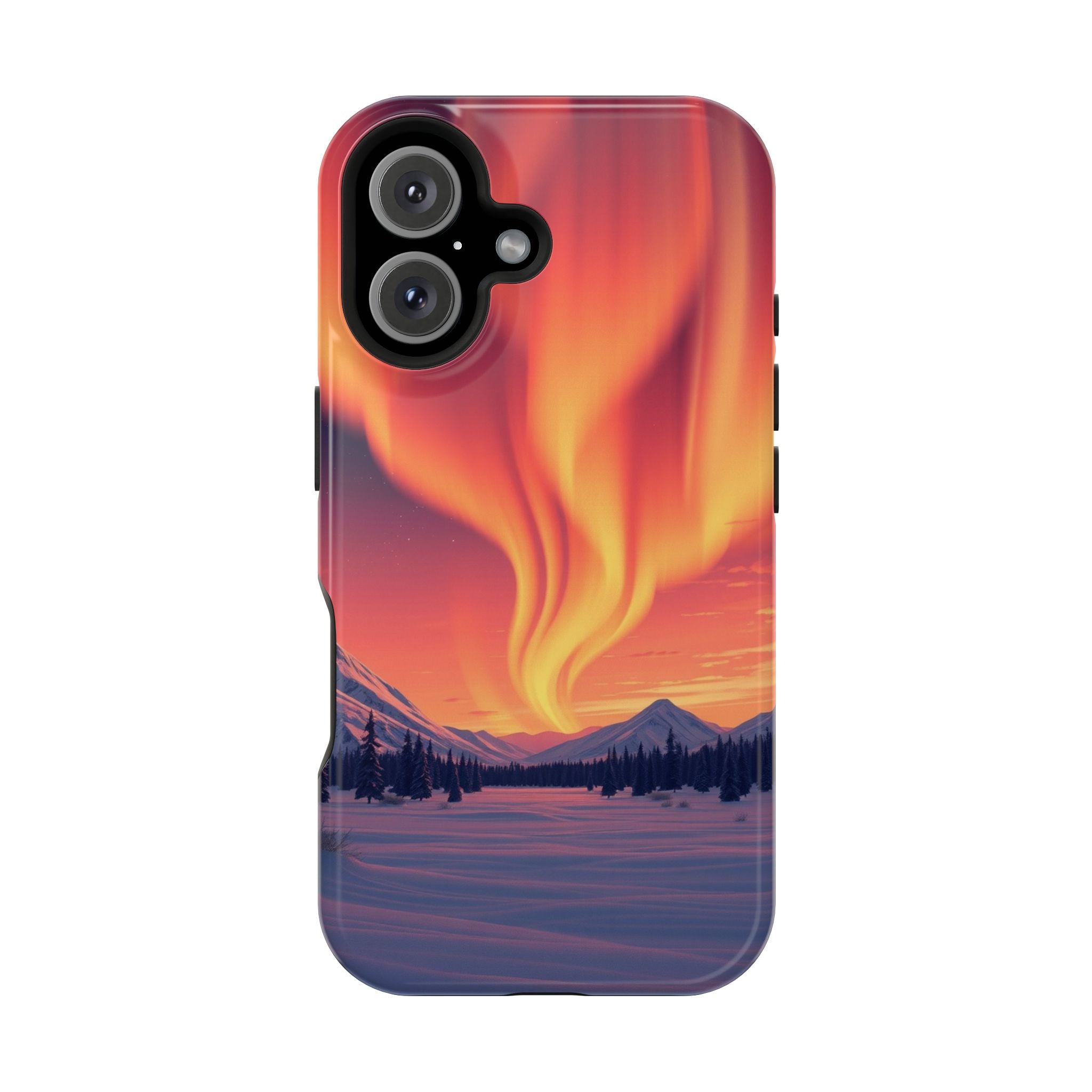 iPhone Sunset Amber And Peach Northern Lights Slim iPhone Everyday · iPhone Case