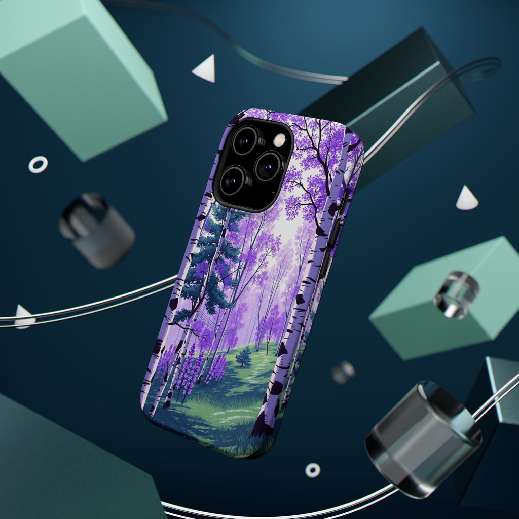iPhone Birch Grove Electric Art Slim Everyday Designer Case · iPhone Case