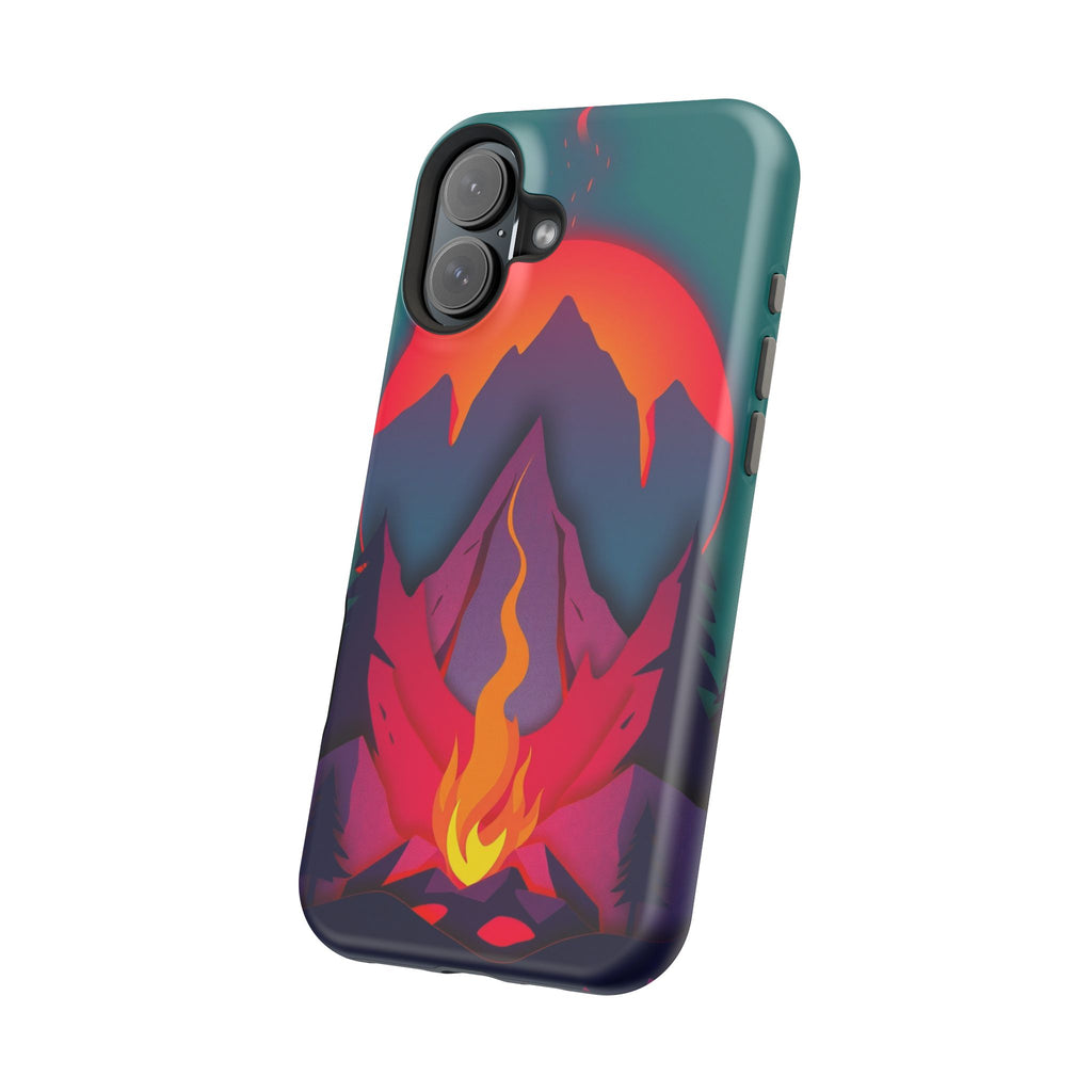 iPhone Cyan And Magenta Wildfire Glow Slim Everyday iPhone 12 Designer · iPhone