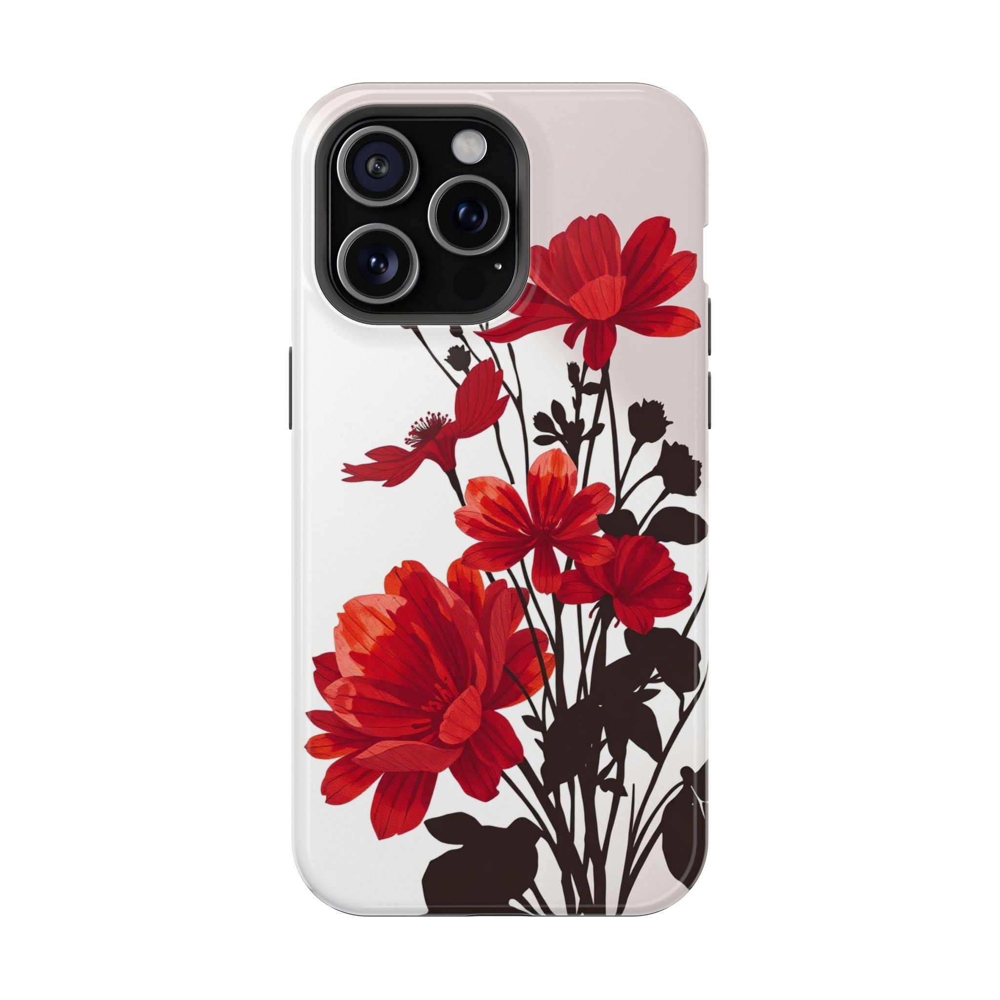 iPhone Floral Silhouette Cinematic Art Slim Snap Case · iPhone Case