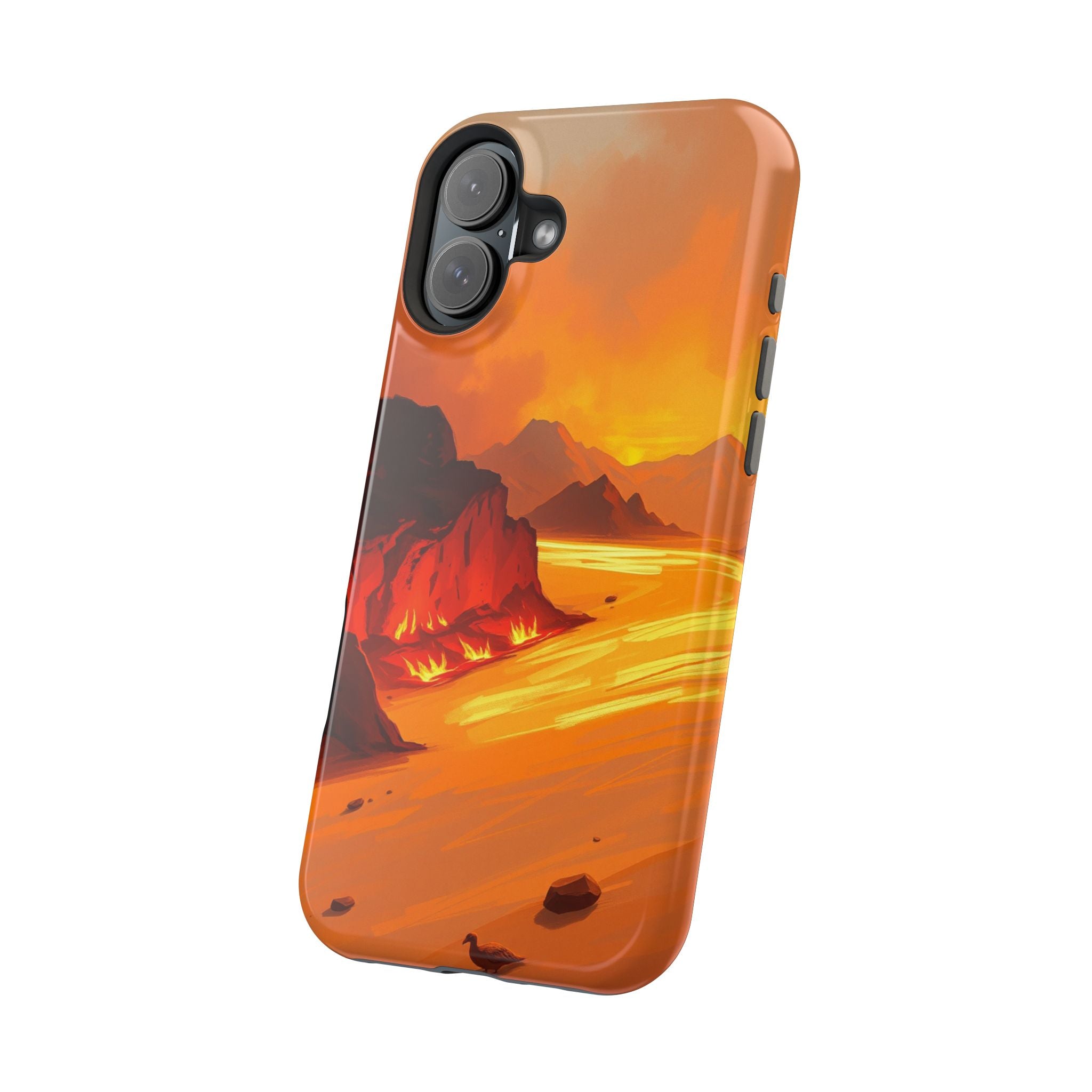 iPhone Burnt Orange And Sand Wildfire Glow Slim iPhone Everyday · iPhone Case