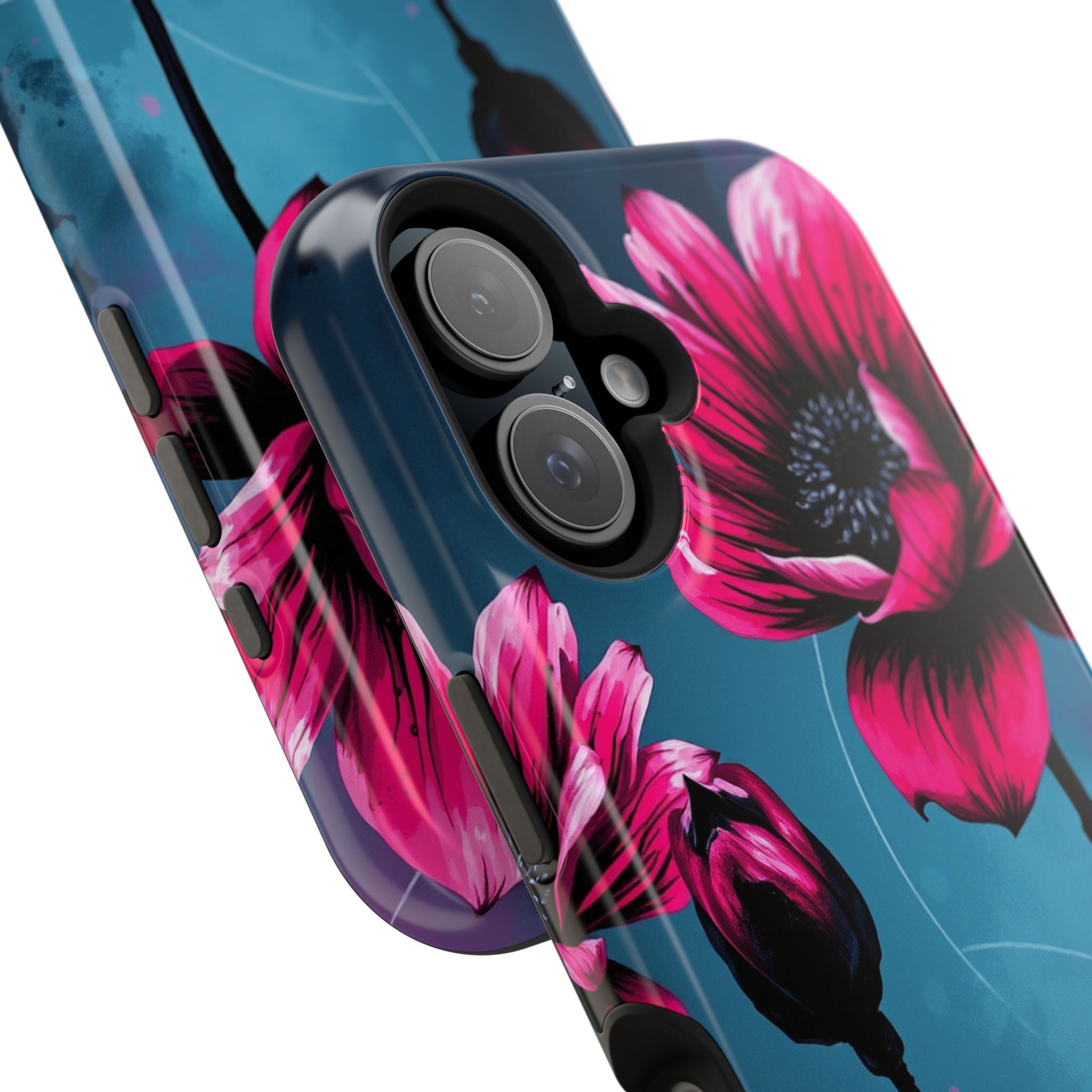 iPhone Floral Ink Wash Bold Art Slim Everyday Designer Case · iPhone Case