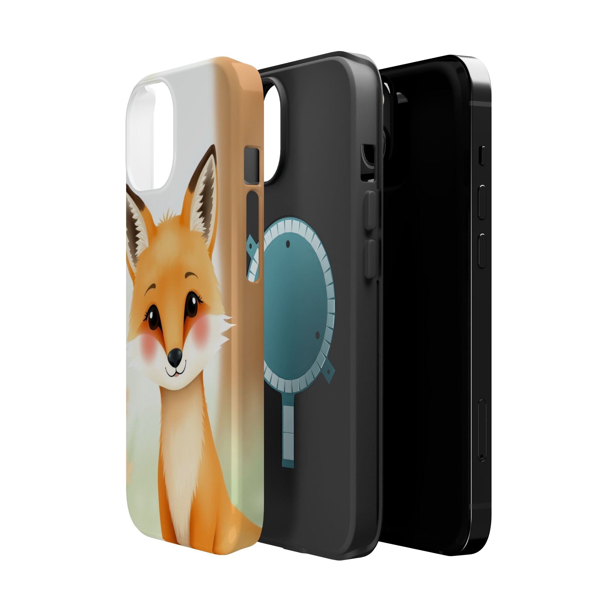 iPhone Watercolor Fox Portrait Kids Fun iPhone Phone Case Gift Slim · iPhone Cas
