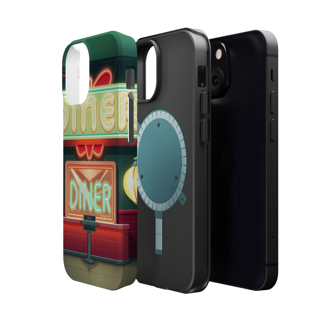iPhone Neon Diner Sign Mystic Art Bold Modern Everyday Snap Case · iPhone Case
