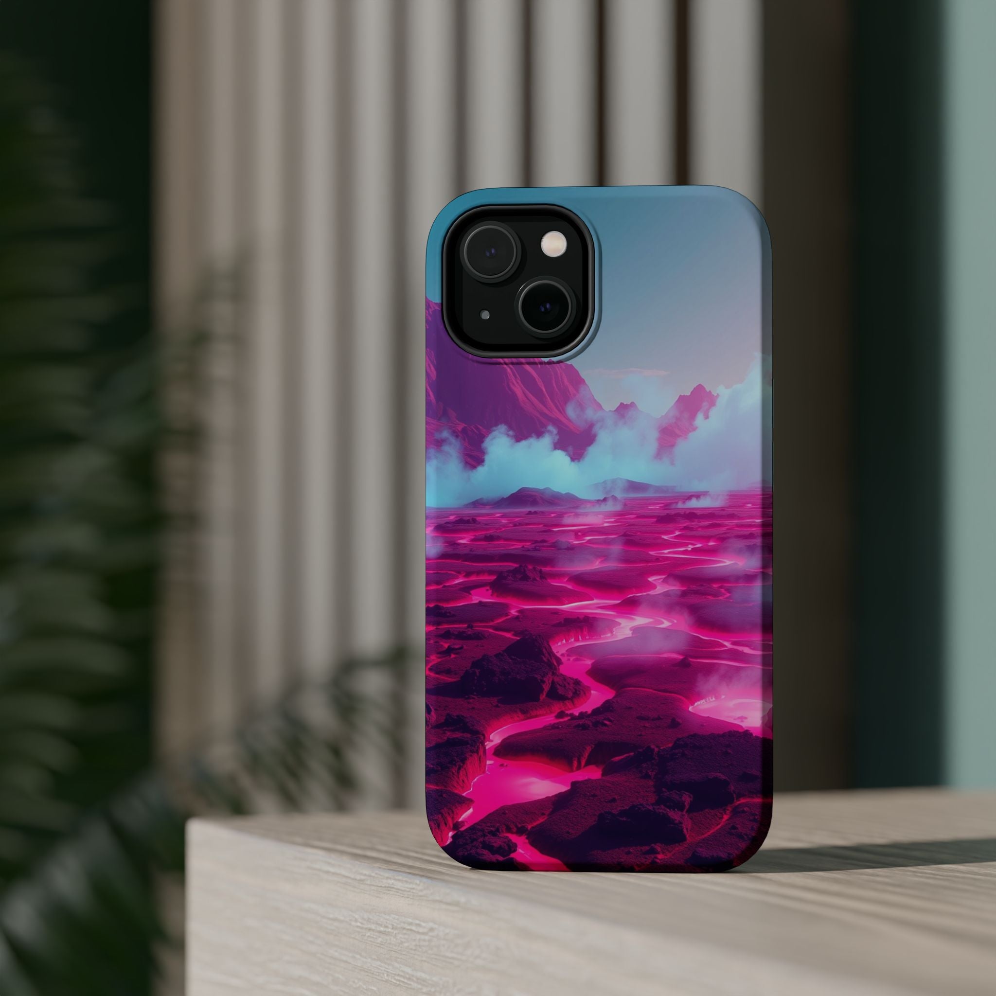iPhone Lava Field Bold Art 17 Slim Everyday Designer Case · iPhone Case