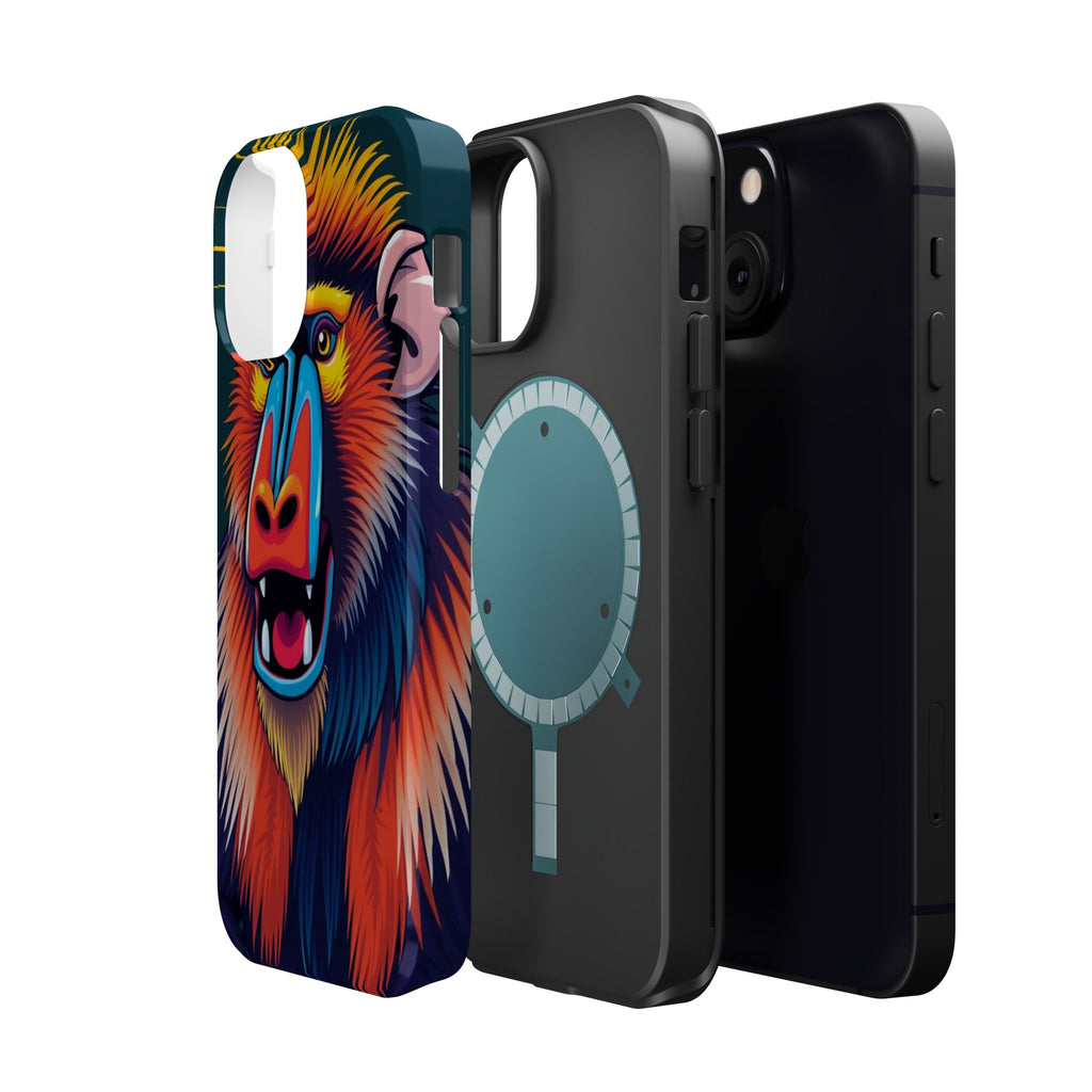 iPhone Mandrill Colorful Face Kids Fun iPhone Phone Case Gift Slim · iPhone Case