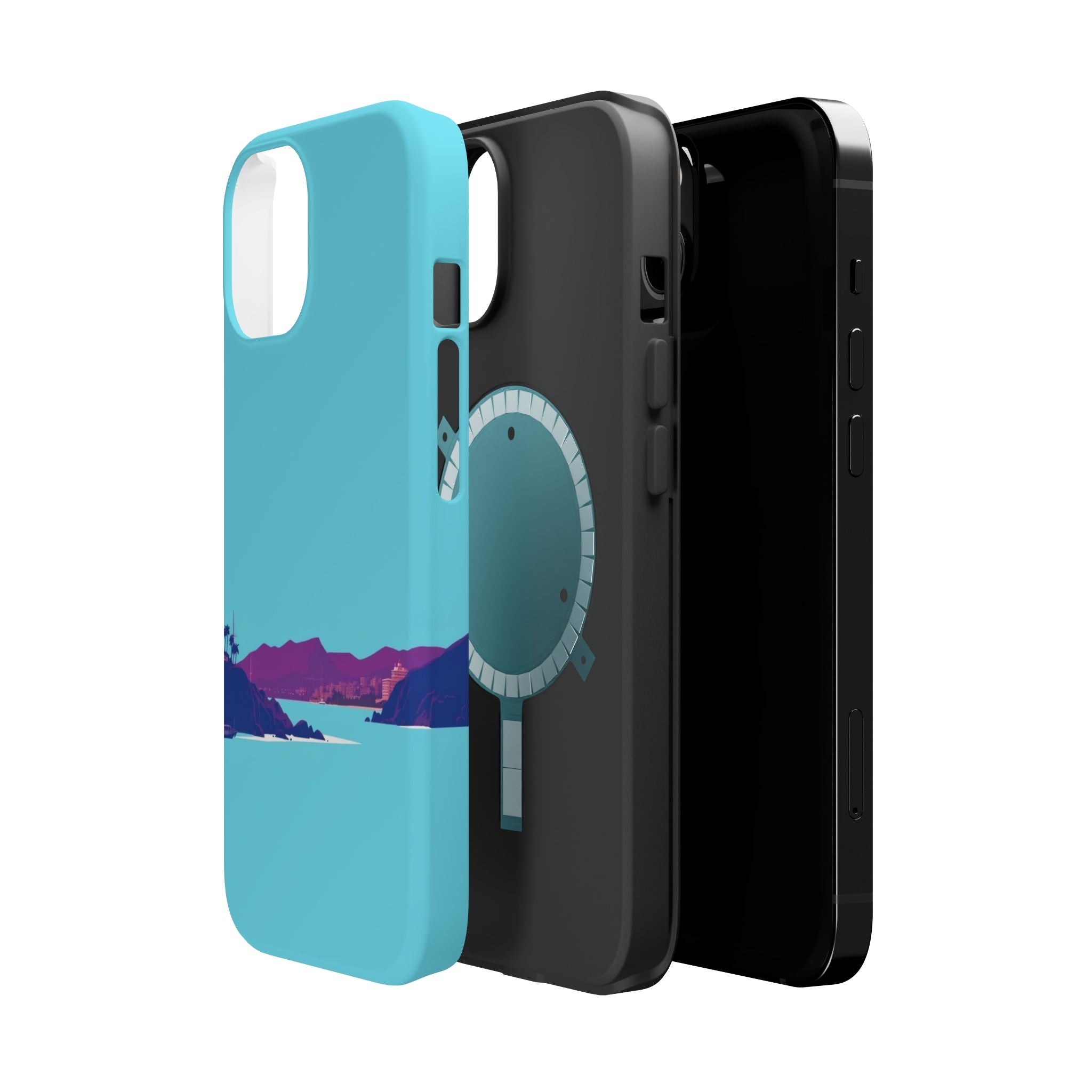 iPhone Hibiscus Coast Mystic Art Bold Modern Everyday Snap Case · iPhone Case