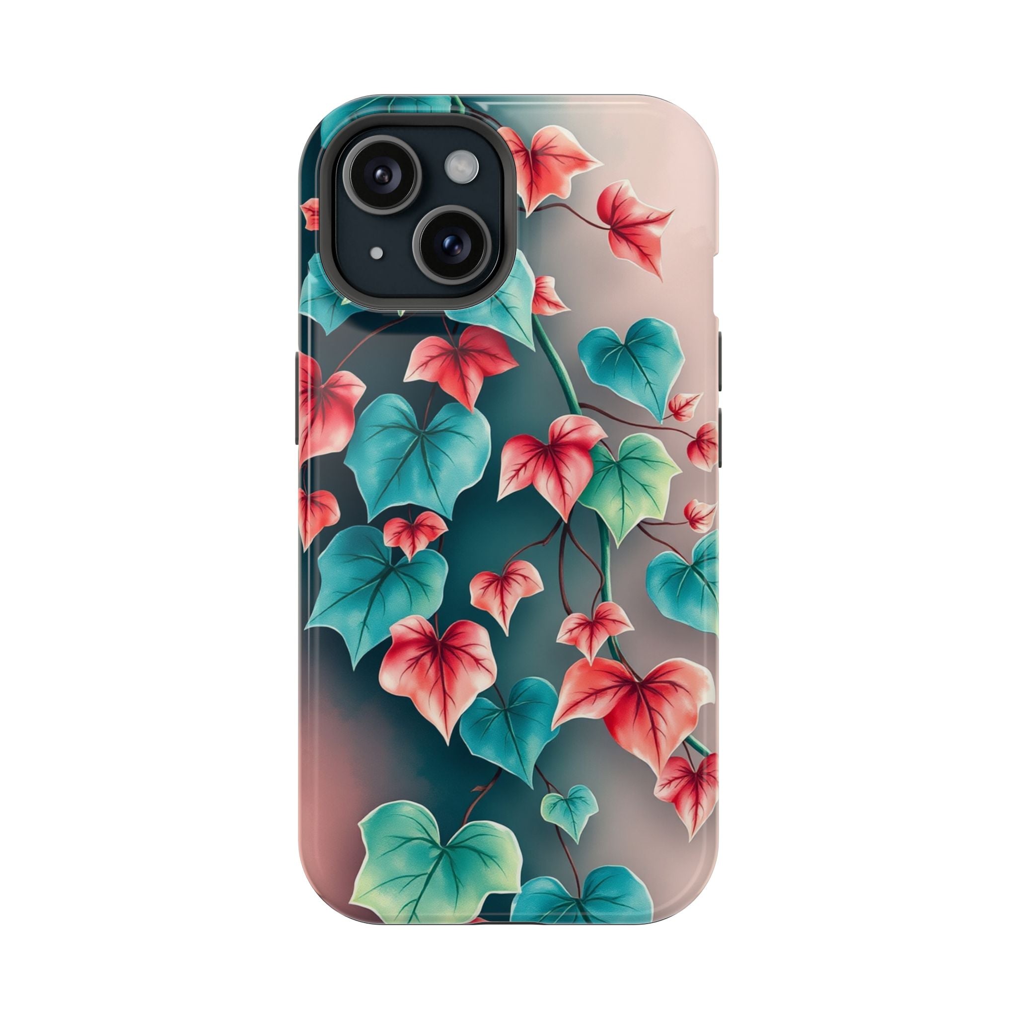 iPhone Art Nouveau Vine Teal And Coral Slim Snap Case · iPhone Case