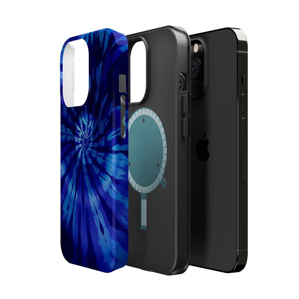 iPhone Tie-Dye Vortex Dark Gothic Ink Slim Everyday Designer Case · iPhone Case