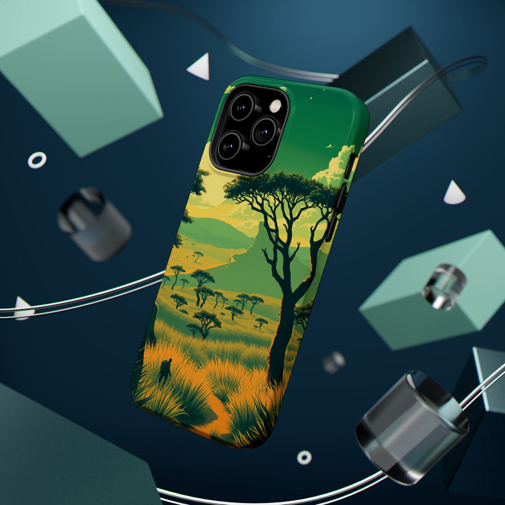 iPhone Savanna Horizon Pixel Art -Bit Slim Everyday Designer Case · iPhone Case