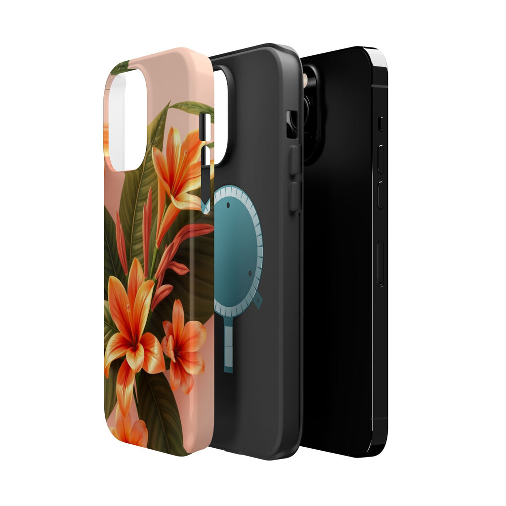 iPhone Tropical Bloom 3D Digital Bold Modern Everyday Snap Case · iPhone Case