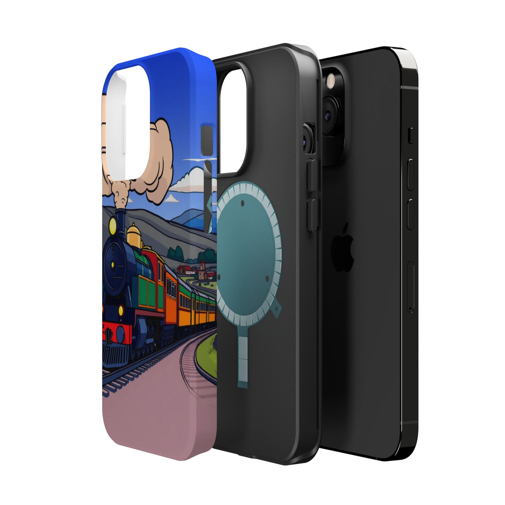 iPhone Steam Locomotive Puff Kids Fun iPhone Phone Case Gift Slim · iPhone Case