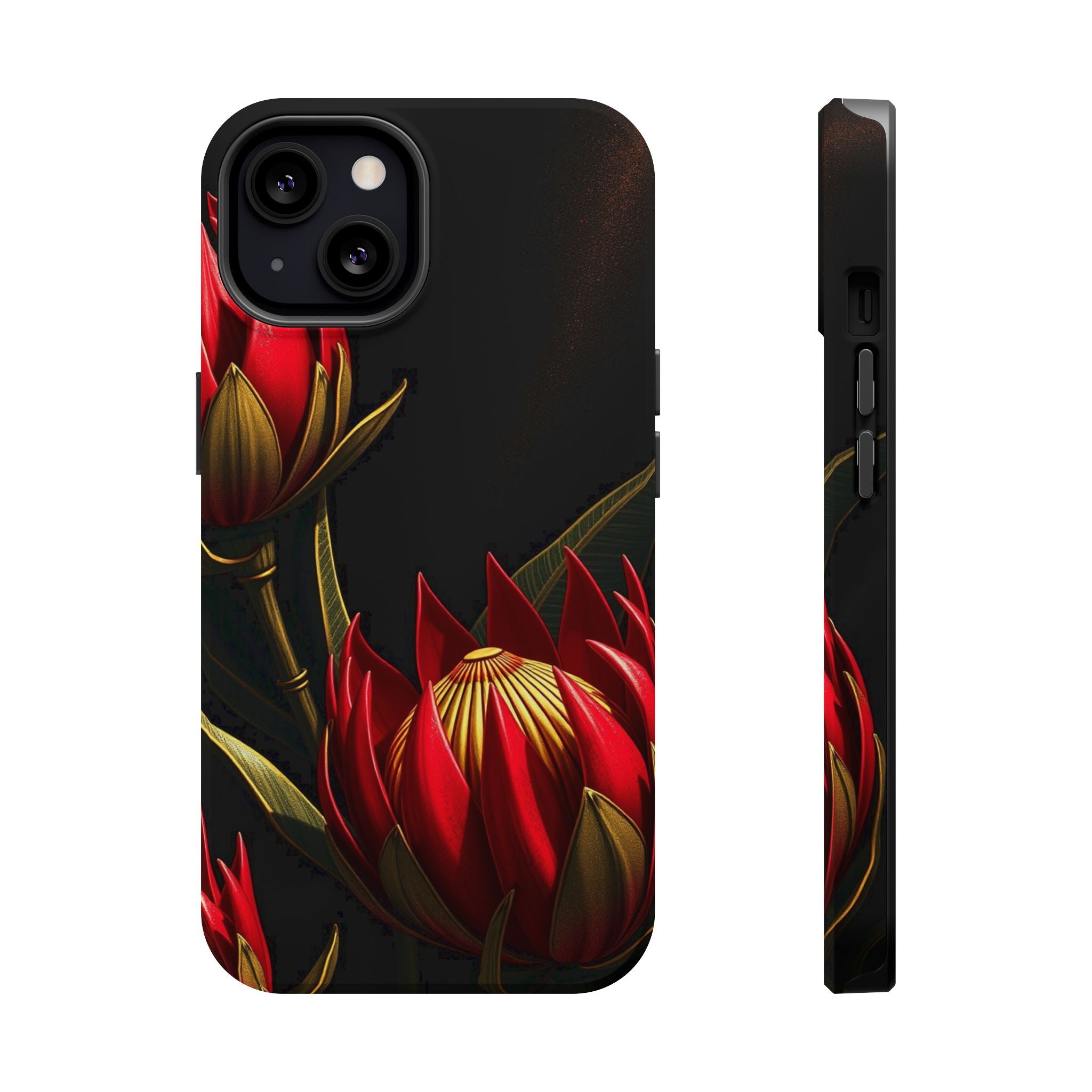 iPhone Protea Bold Gold Foil Luxury Slim Everyday Designer Case · iPhone Case