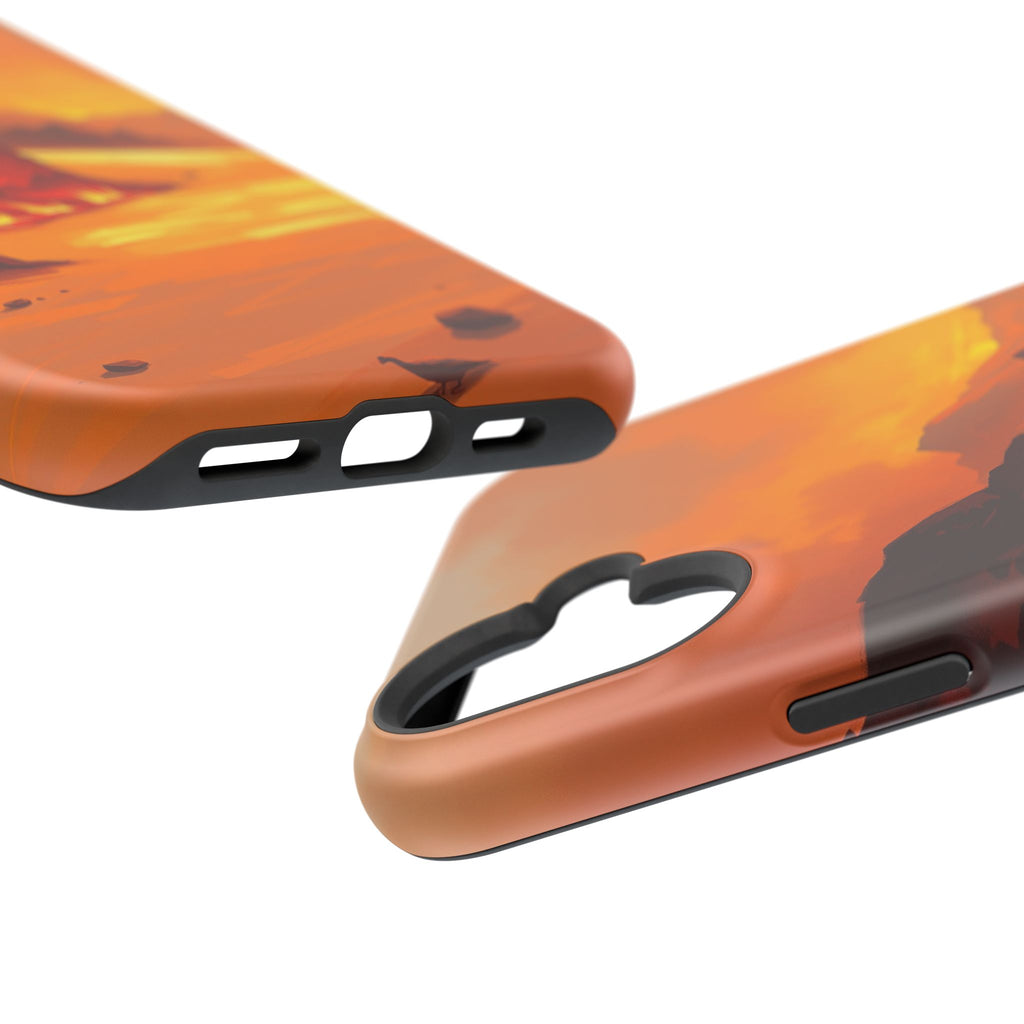 iPhone Burnt Orange And Sand Wildfire Glow Slim iPhone Everyday · iPhone Case