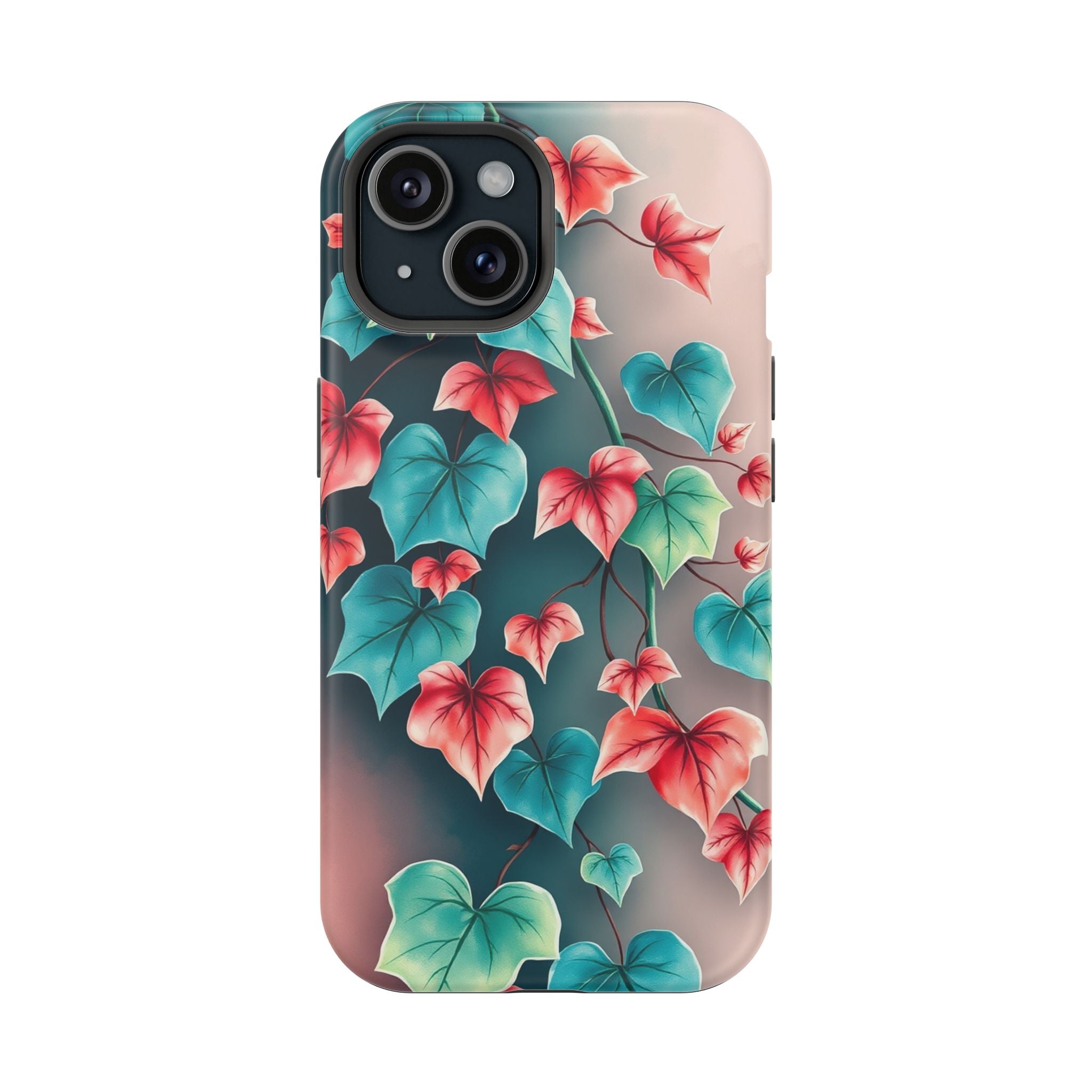 iPhone Art Nouveau Vine Teal And Coral Slim Snap Case · iPhone Case
