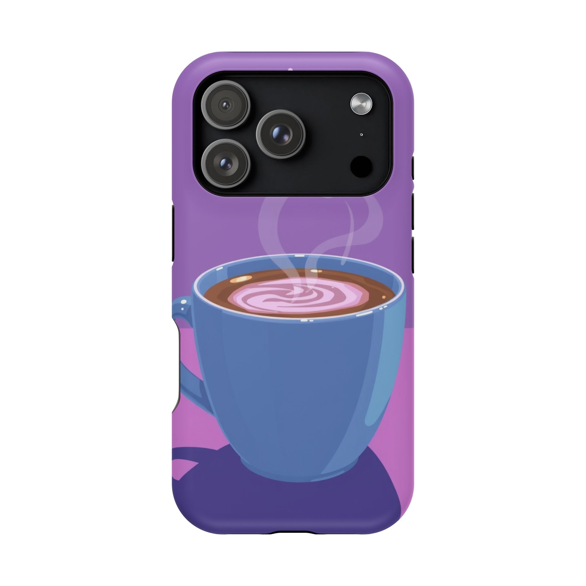 iPhone Emotional Support Coffee Pixel Art -Bit Soft Finish Everyday Case · iPhon