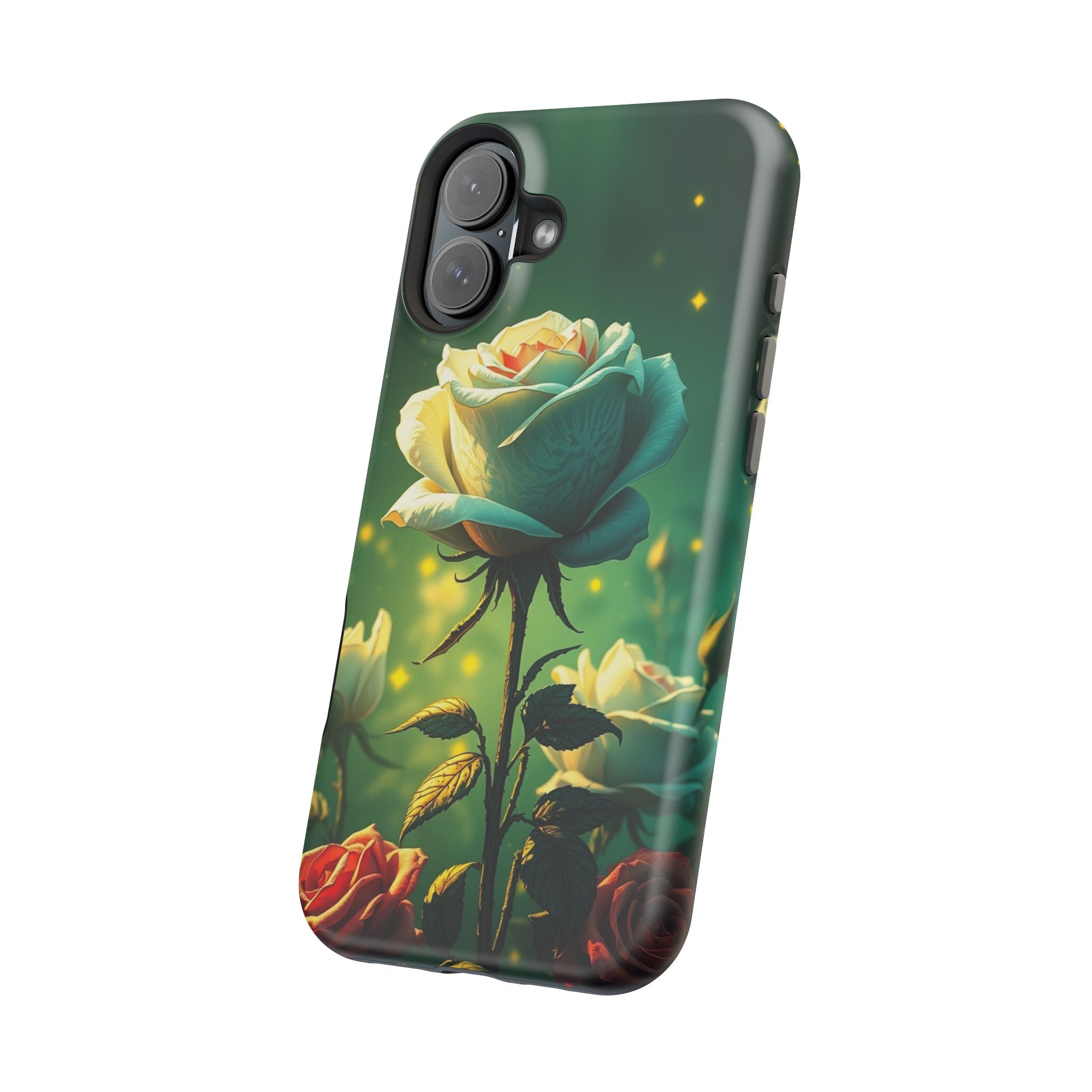 iPhone Earthy Rose Garden Design Bold Modern Everyday Snap Case · iPhone Case