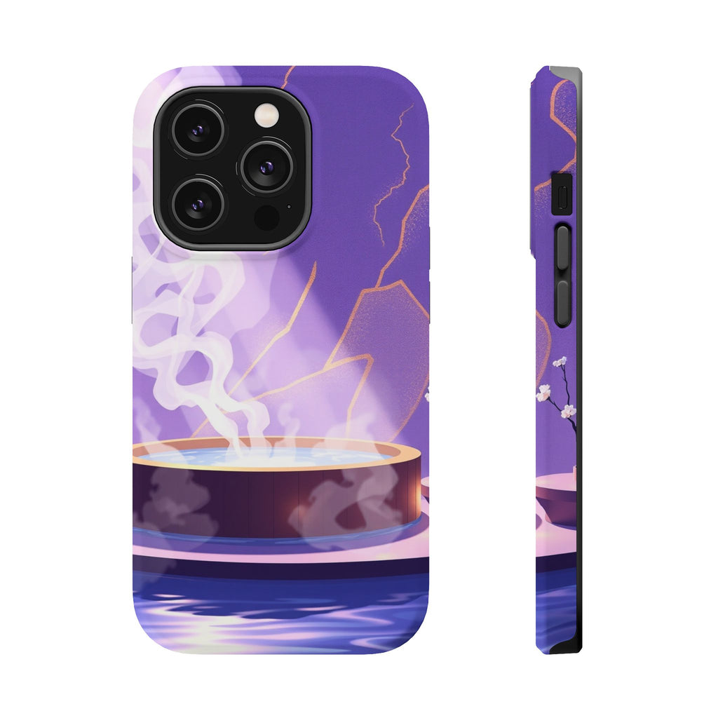 iPhone Hot Spring Steam Gold Foil Luxury Slim Everyday iPhone Designer · iPhone