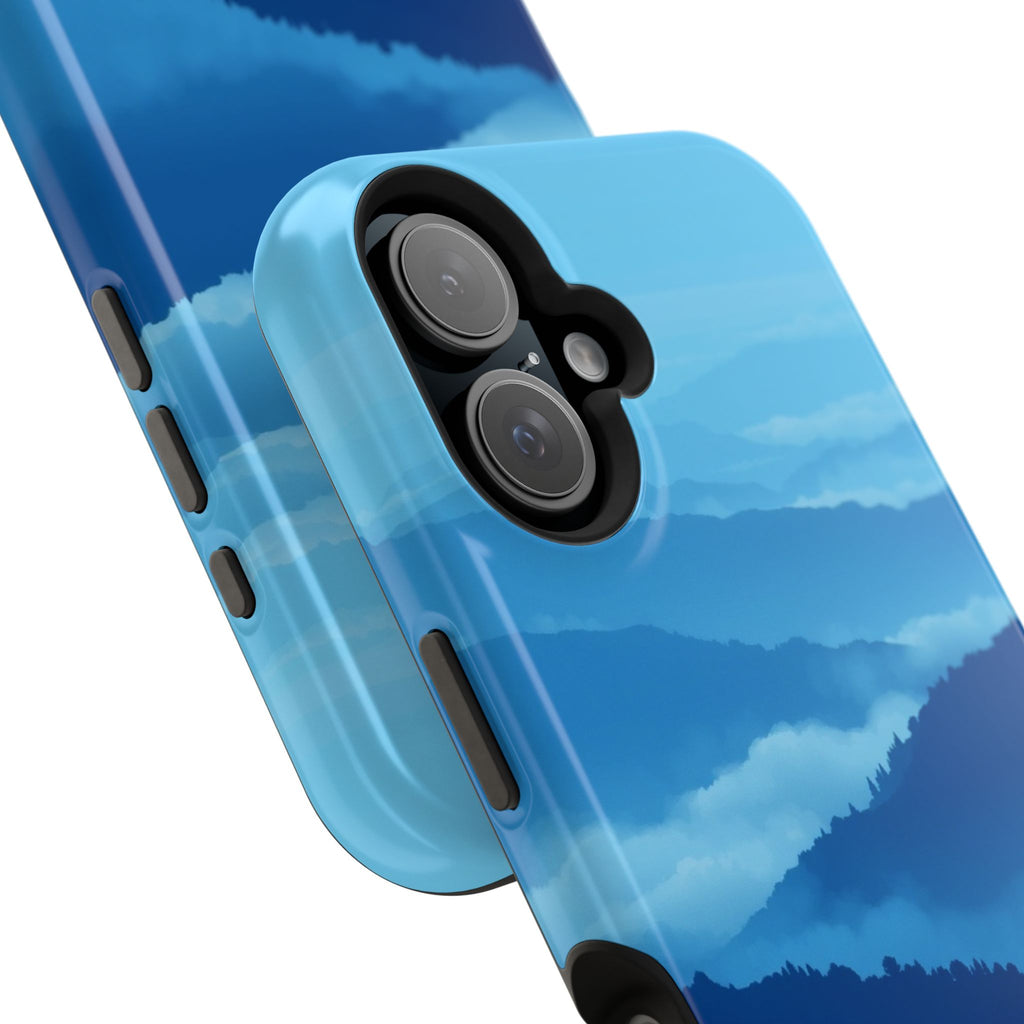 iPhone Fog Rolling Over Hills Pixel Art -Bit Slim iPhone Everyday · iPhone Case