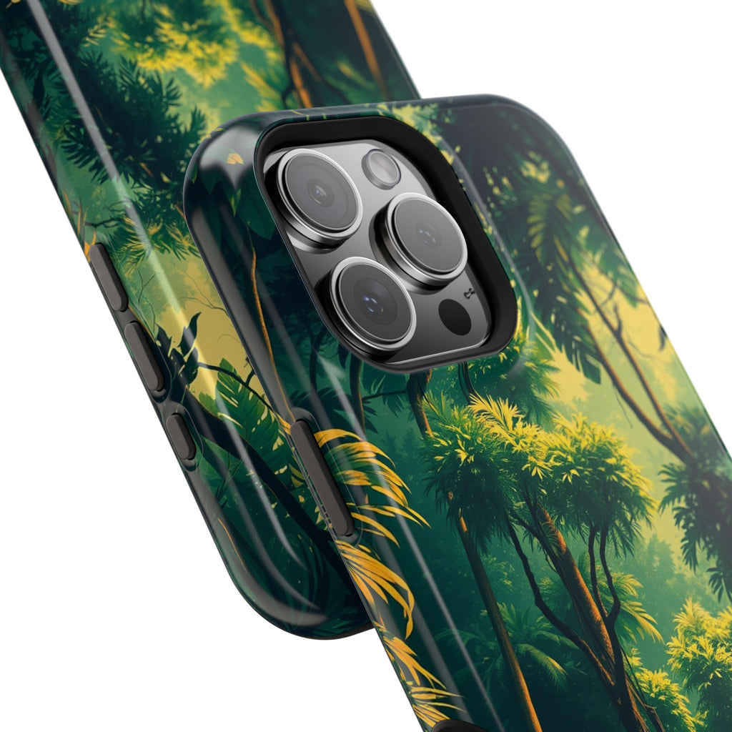 iPhone Rainforest Canopy Vintage Retro Poster Slim iPhone Everyday · iPhone Case