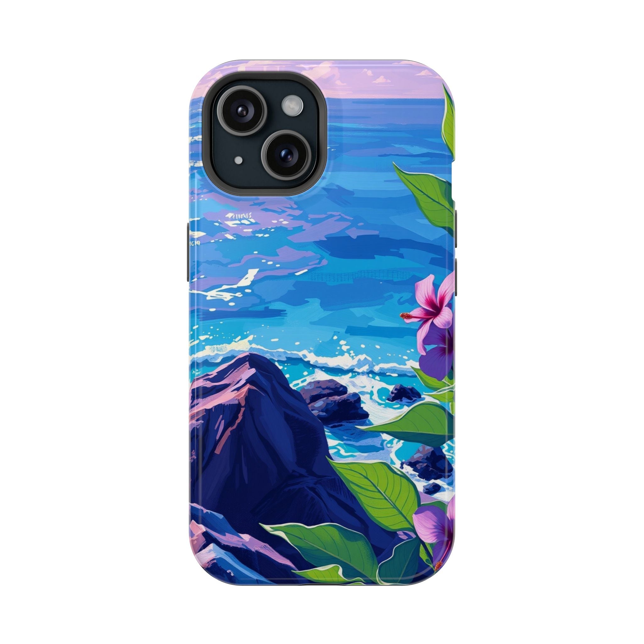 iPhone Hibiscus Coast Enchanted Art Slim Everyday Designer Case · iPhone Case