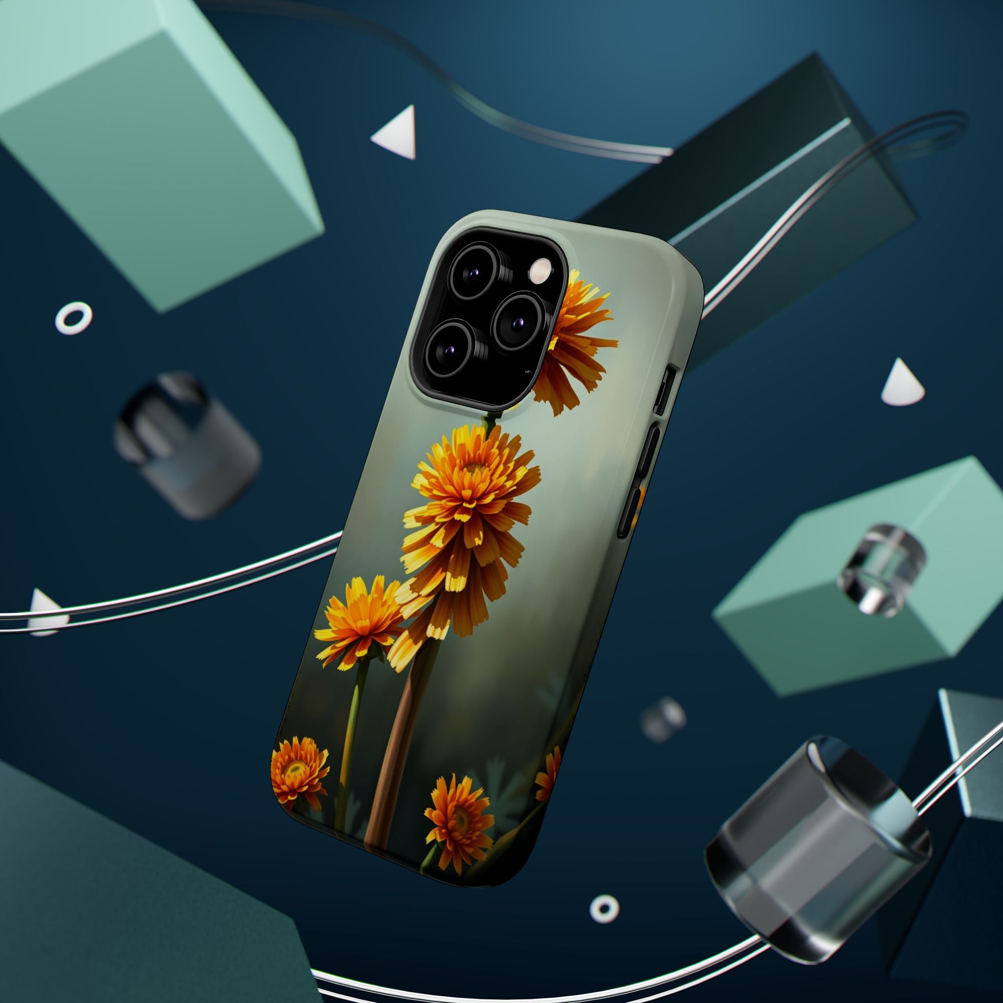 iPhone Ranunculus Stack Electric Art Slim Everyday Designer Case · iPhone Case