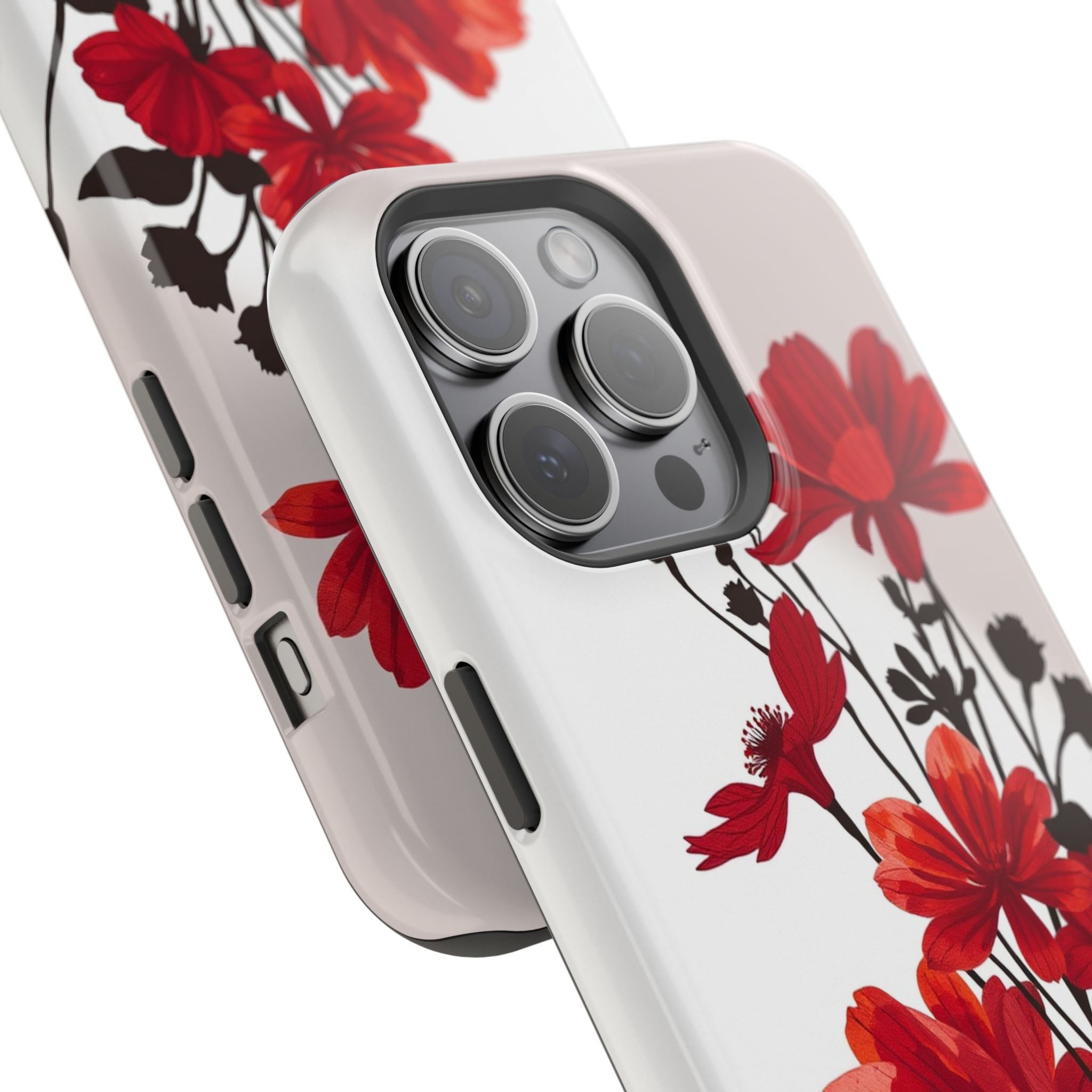 iPhone Floral Silhouette Cinematic Art Slim Snap Case · iPhone Case