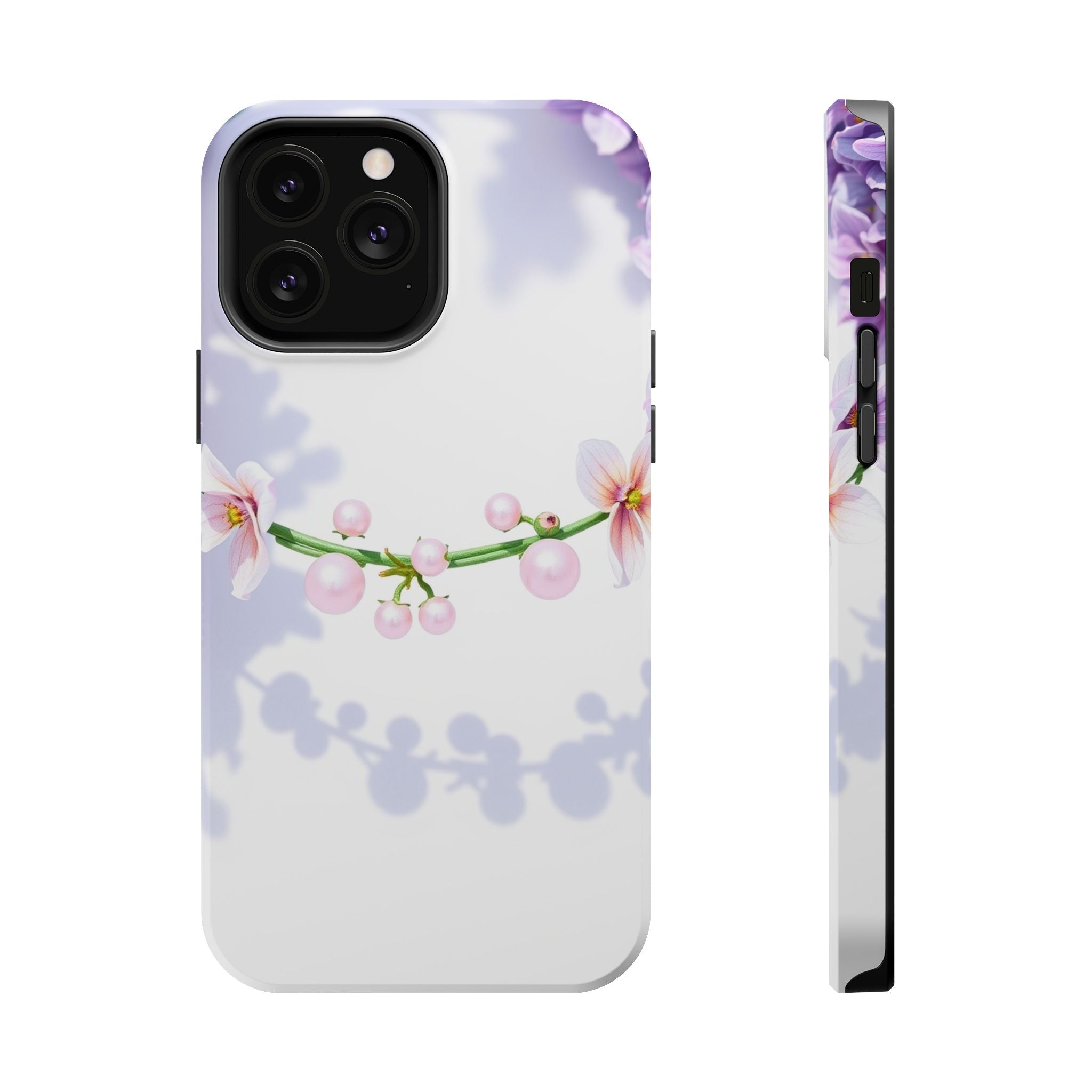 iPhone Vibrant Floral Crown Design Clean Minimal Snap Cas Slim Snap Case · iPhon