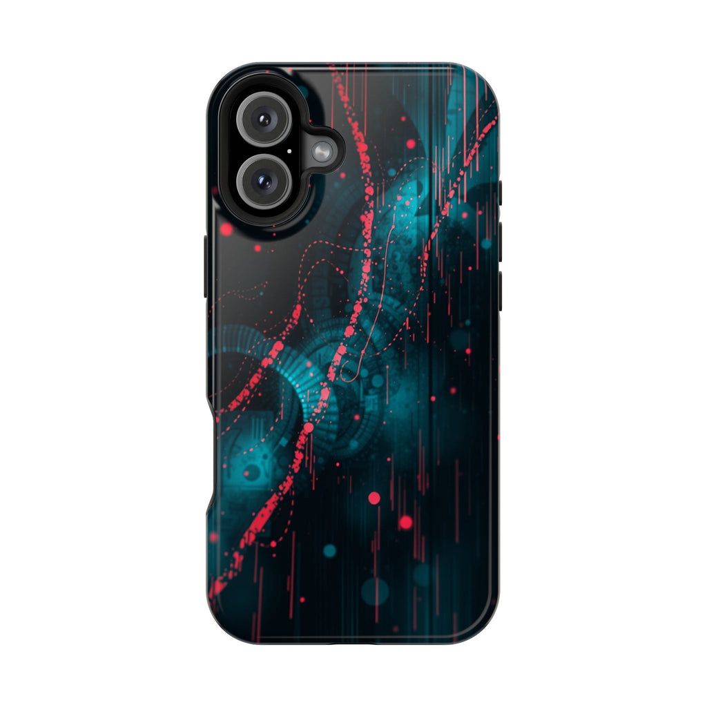 iPhone Digital Noise Cinematic Art Bold Modern Everyday Snap Case · iPhone Case