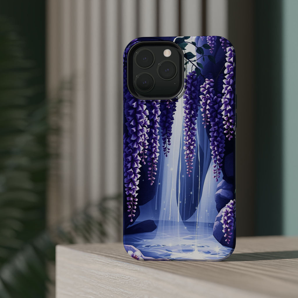 iPhone Wisteria Cascade Serene Design Slim Snap Case Ga · iPhone Case