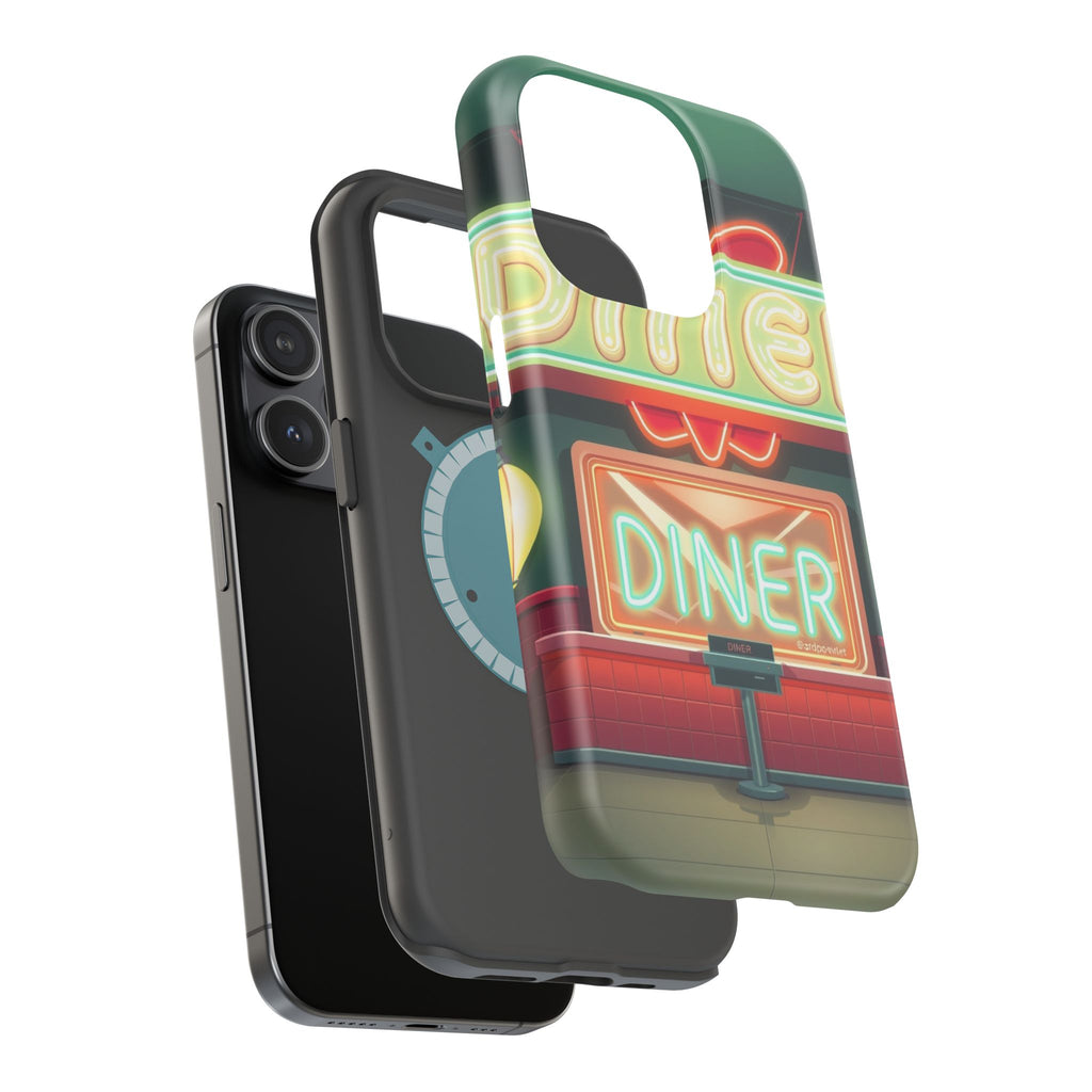iPhone Neon Diner Sign Mystic Art Bold Modern Everyday Snap Case · iPhone Case